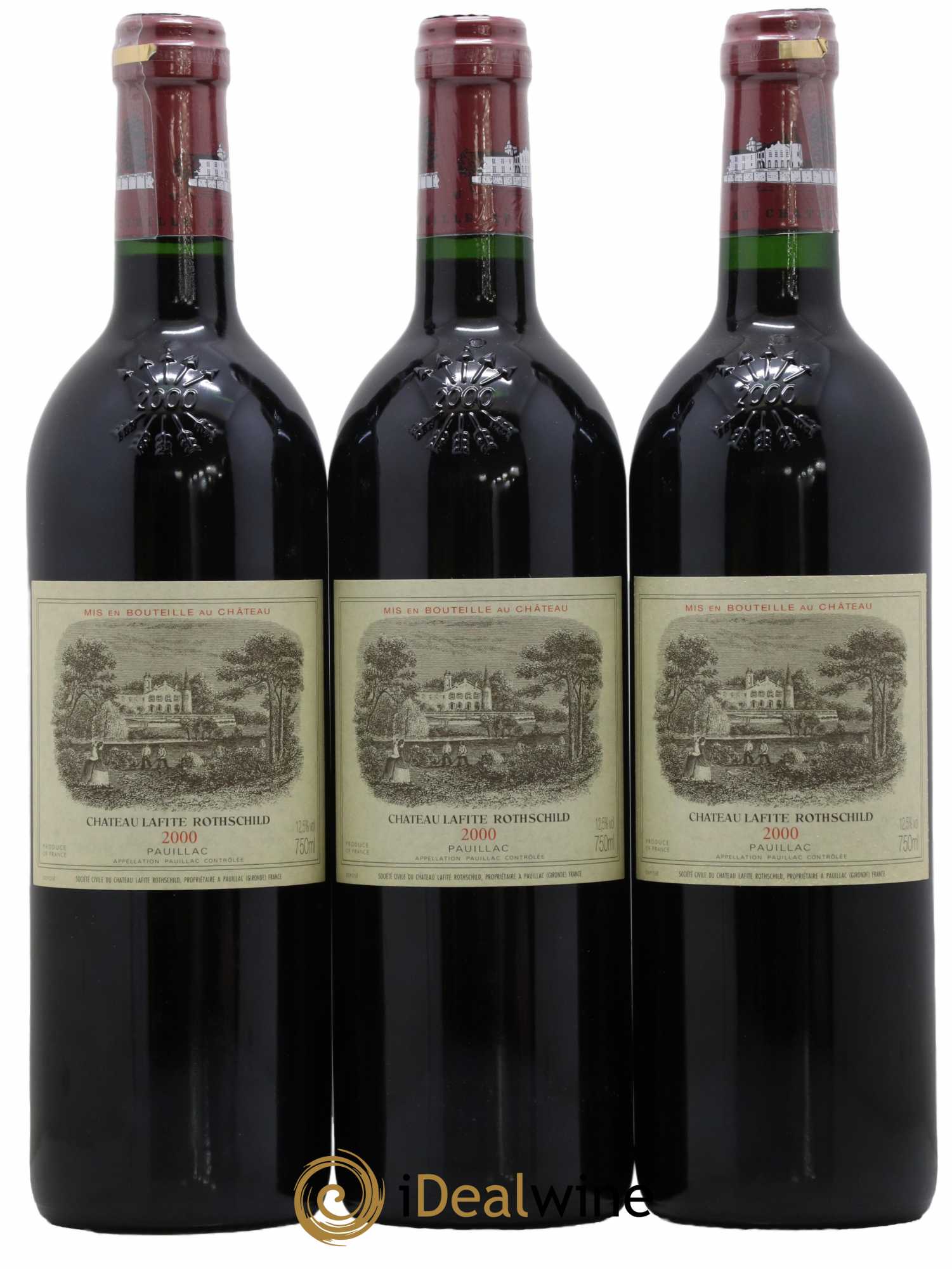 Château Lafite Rothschild 1er Grand Cru Classé 2000 - Posten von 6 Flaschen - 2