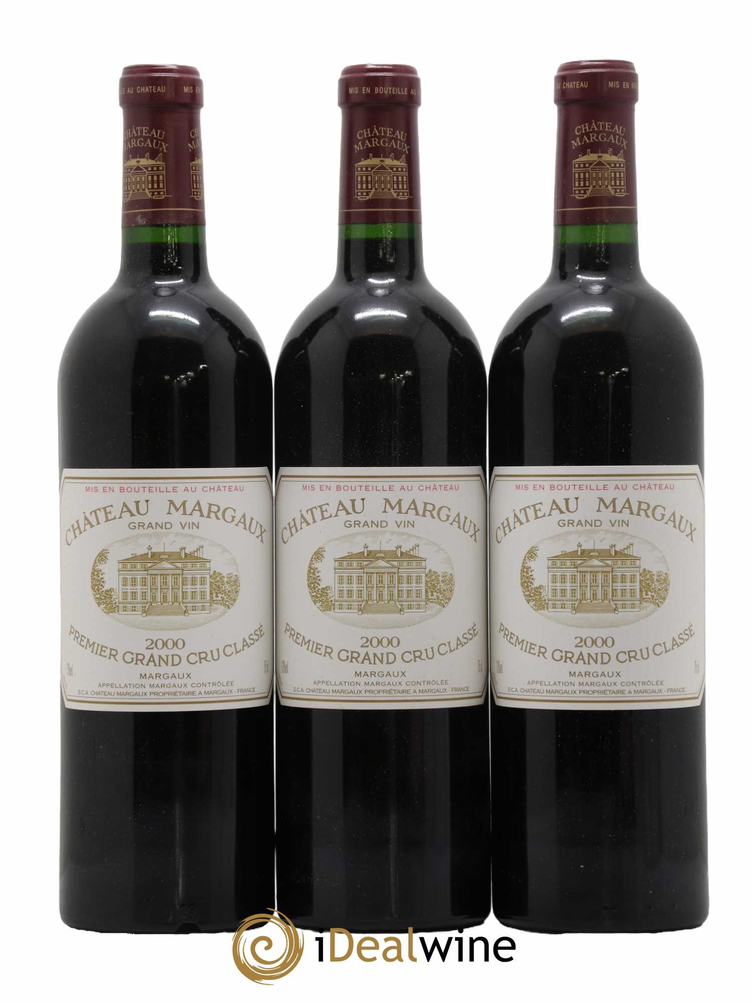Château Margaux 1er Grand Cru Classé 2000 - Lot de 6 bouteilles - 1