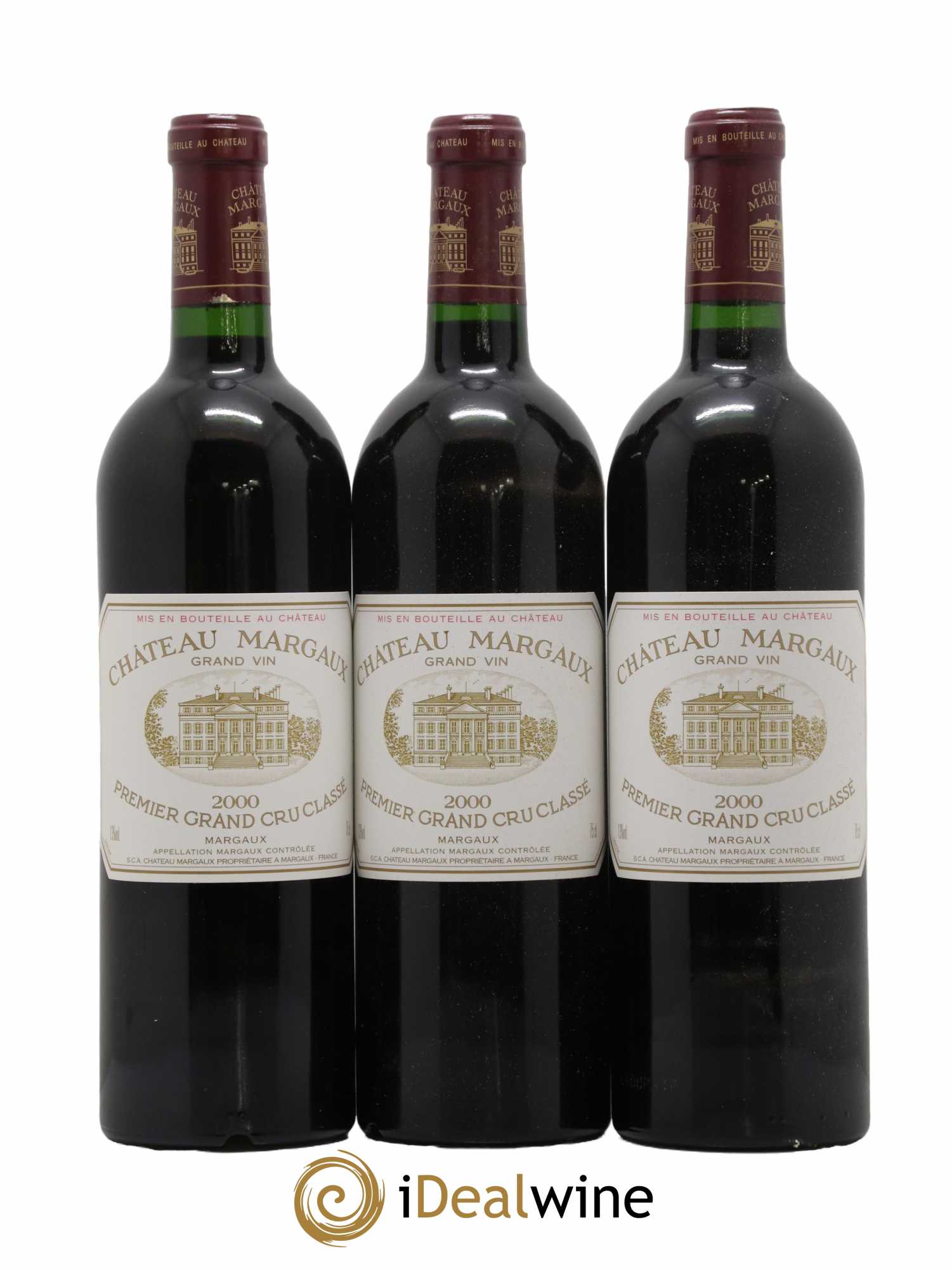 Château Margaux 1er Grand Cru Classé 2000 - Lot de 6 bouteilles - 1
