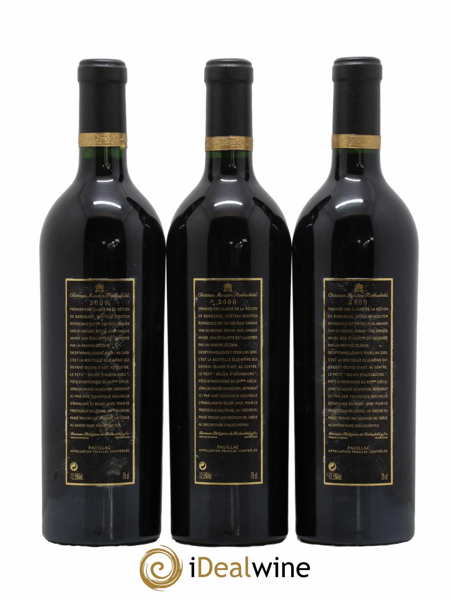 Château Mouton Rothschild 1er Grand Cru Classé 2000 - Lot of 6 bottles - 2