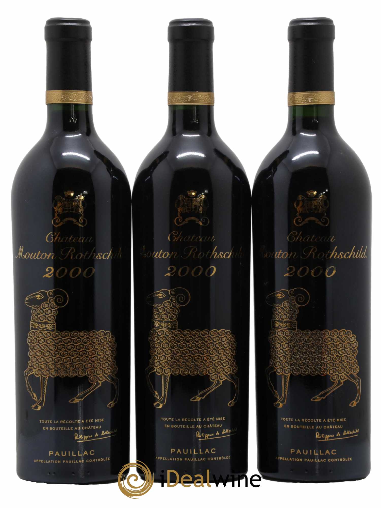 Château Mouton Rothschild 1er Grand Cru Classé 2000 - Lot de 6 bouteilles - 3