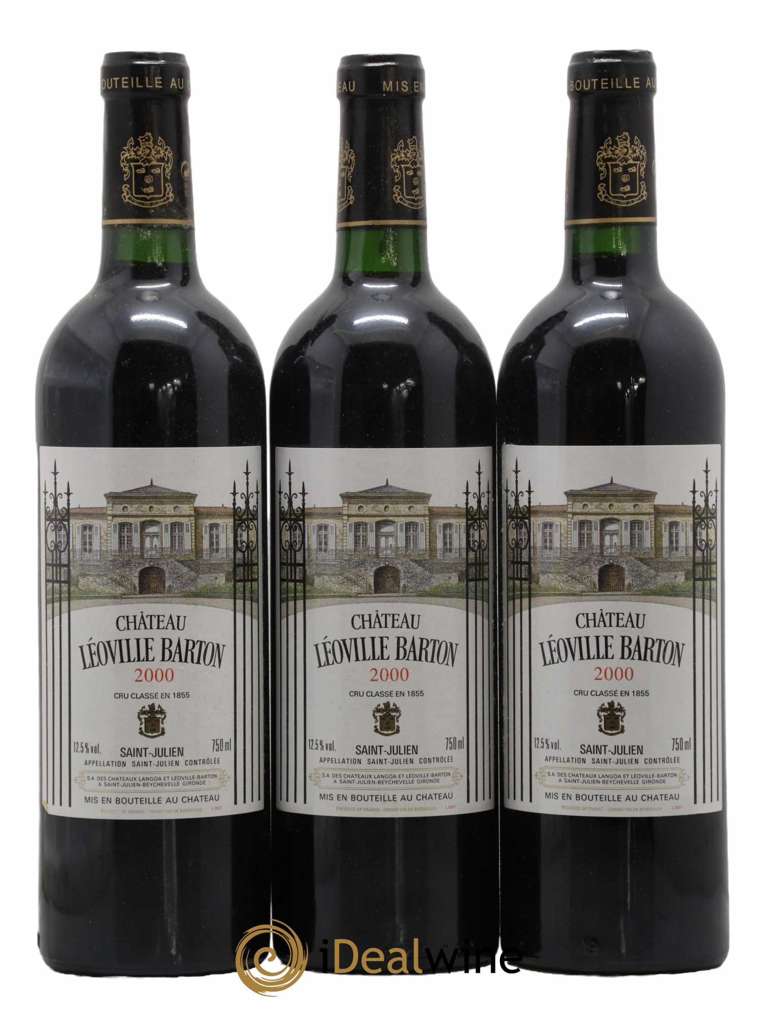 Château Léoville Barton 2ème Grand Cru Classé 2000 - Lot de 12 bouteilles - 2