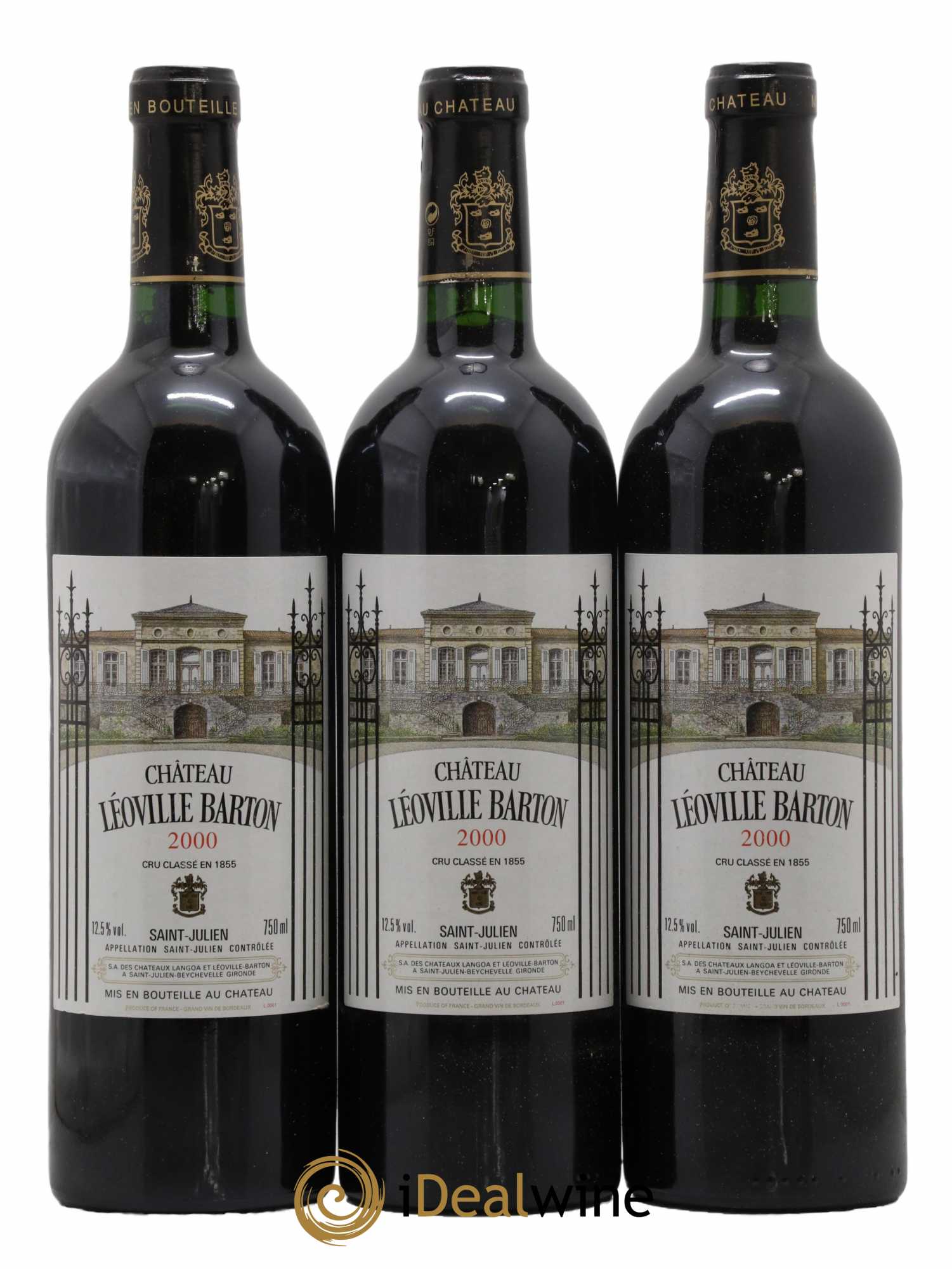 Château Léoville Barton 2ème Grand Cru Classé 2000 - Lot de 12 bouteilles - 4