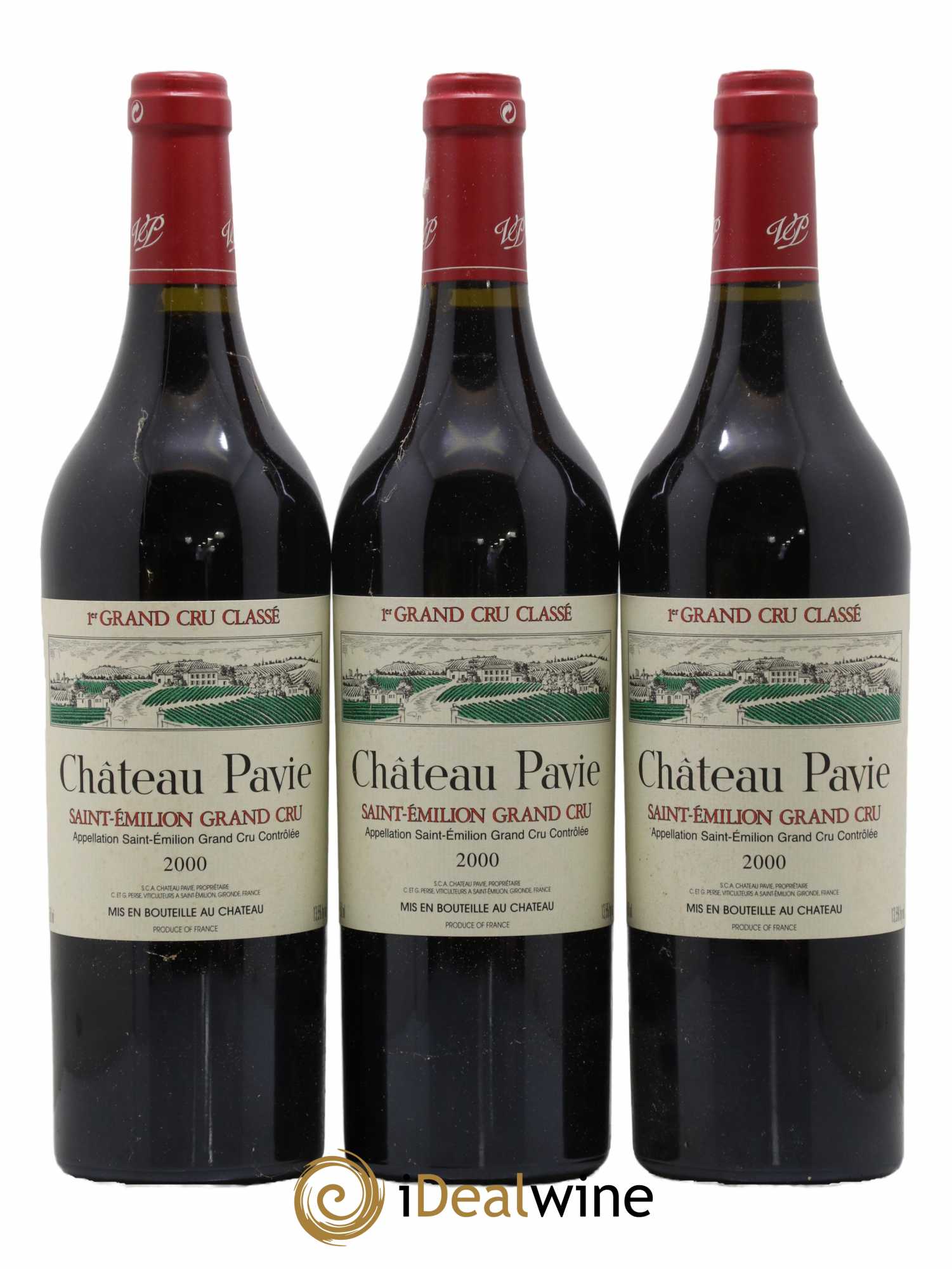 Château Pavie 1er Grand Cru Classé A 2000 - Lot de 12 bouteilles - 3