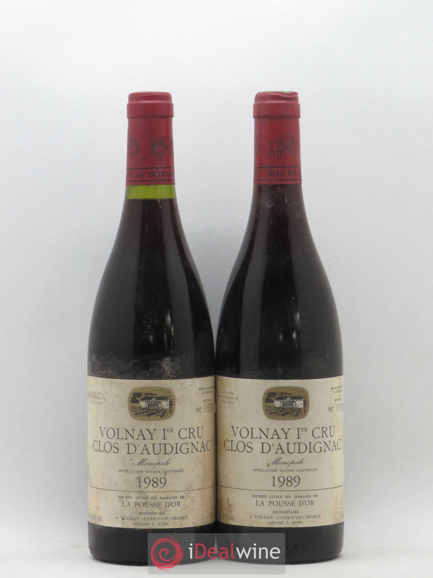 Volnay 1er Cru Clos d'Audignac La Pousse d'Or (Domaine de) 1989 - Lot de 2 bouteilles - 0