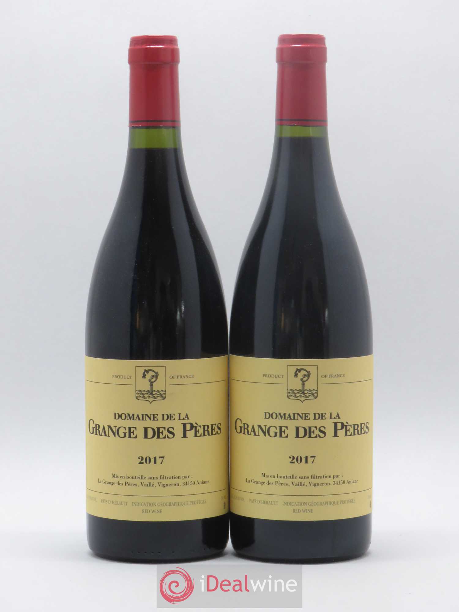 Pays d'Hérault Grange des Pères Laurent Vaillé 2017 - Lot de 2 bouteilles - 0