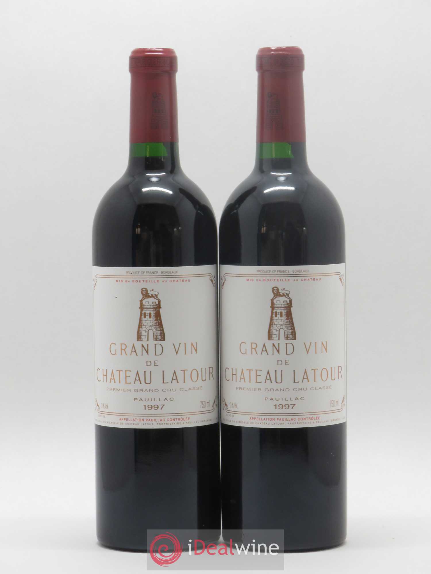 Château Latour 1er Grand Cru Classé 1997 - Lot de 2 bouteilles - 0