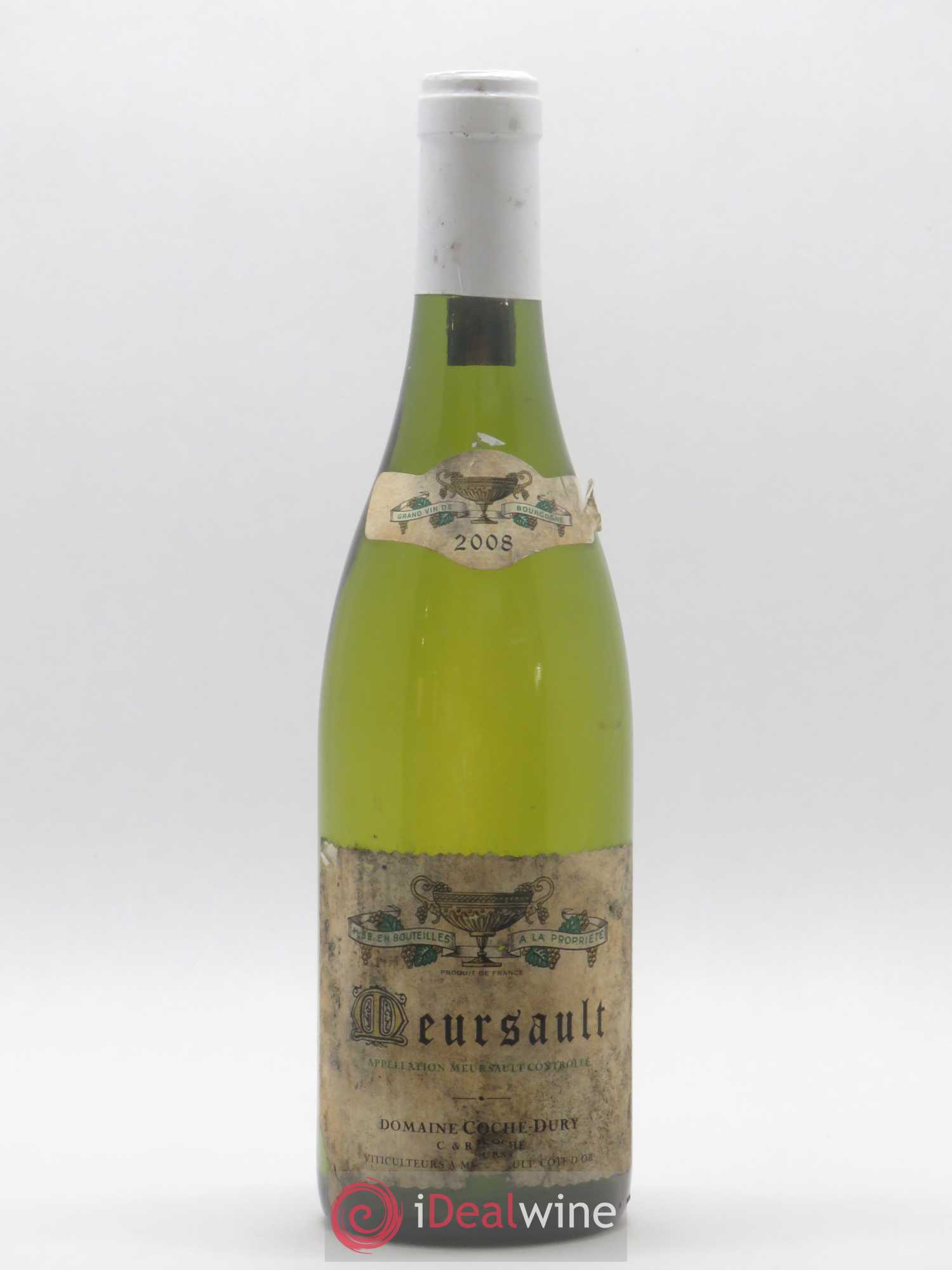 Meursault Coche Dury (Domaine) 2008 - Lot de 1 bouteille - 0