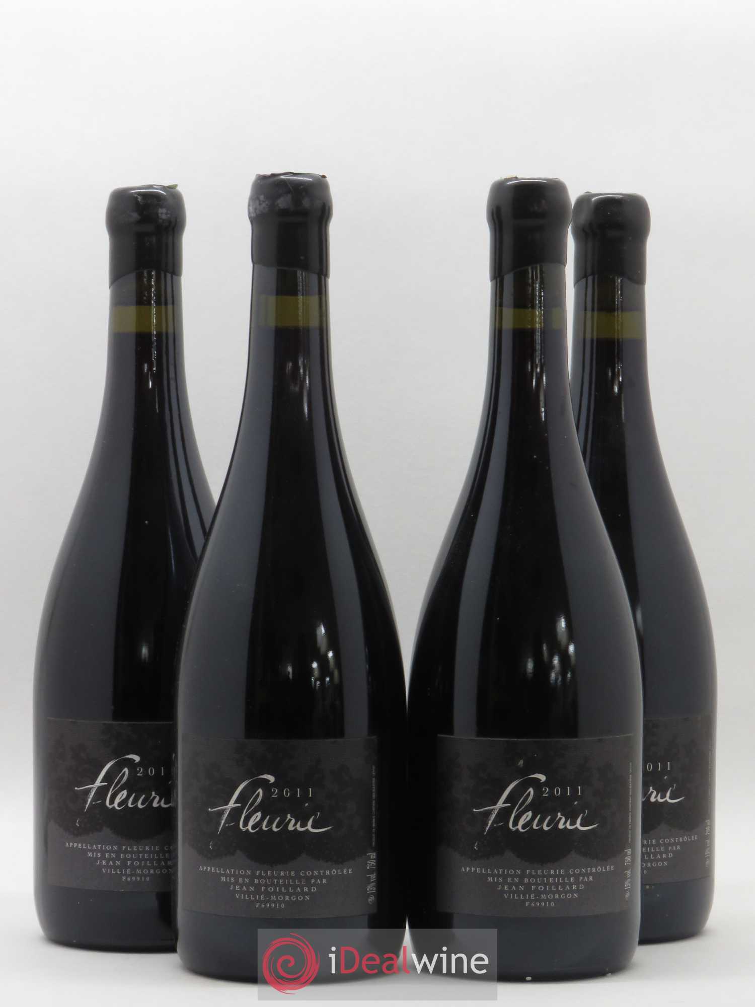 Fleurie Jean Foillard 2011 - Lot de 4 bouteilles - 0
