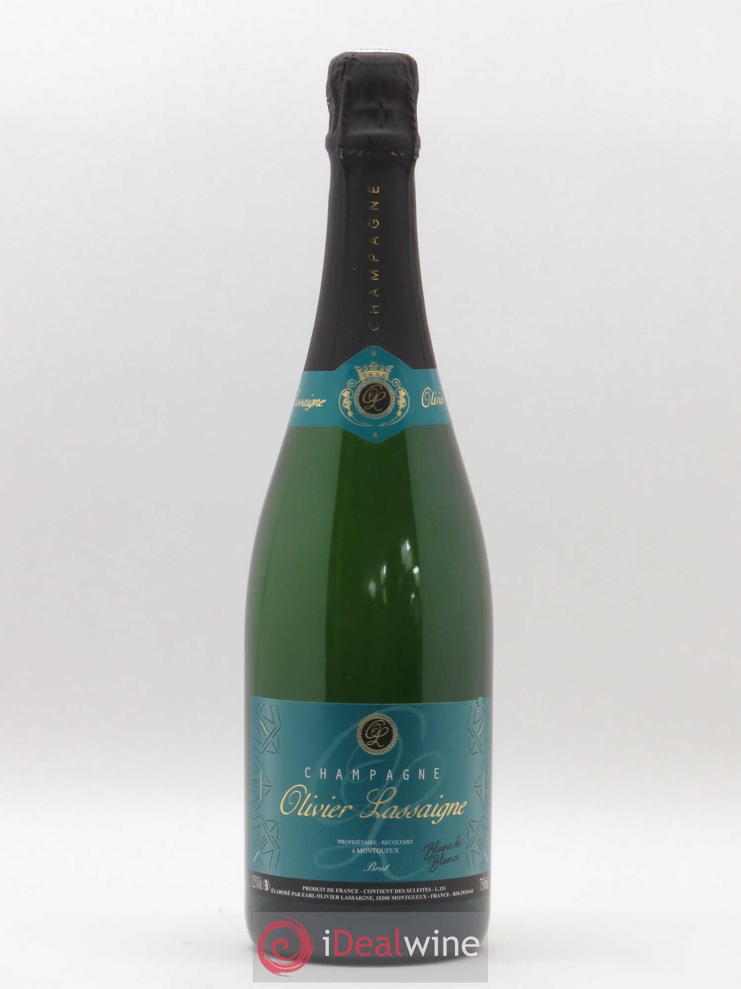 Champagne Olivier Lassaigne Blanc de Blancs Brut - Lot de 1 bouteille - 0