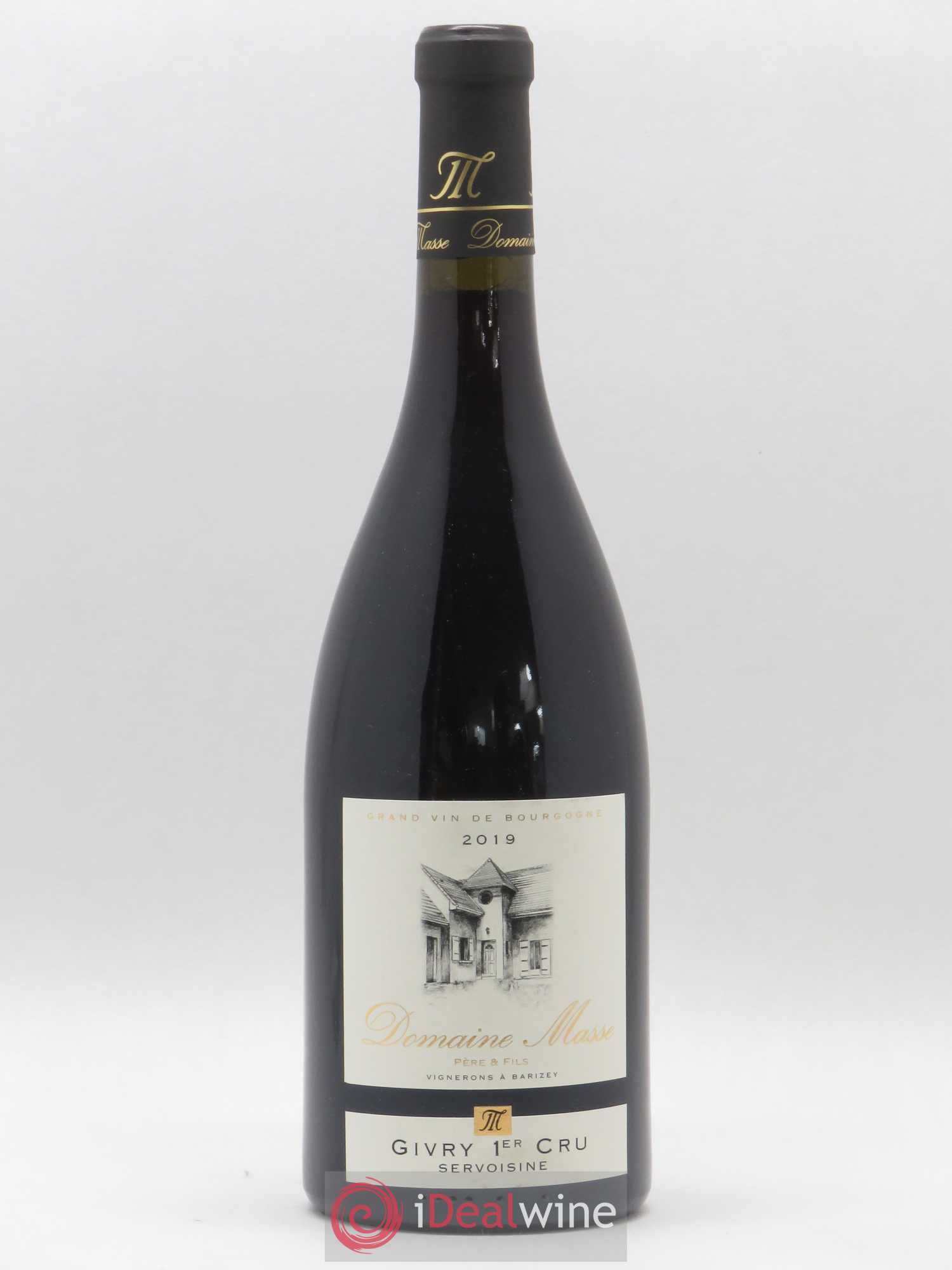 Givry 1er Cru Servoisine Domaine Masse 2019 - Lot de 1 bouteille - 0