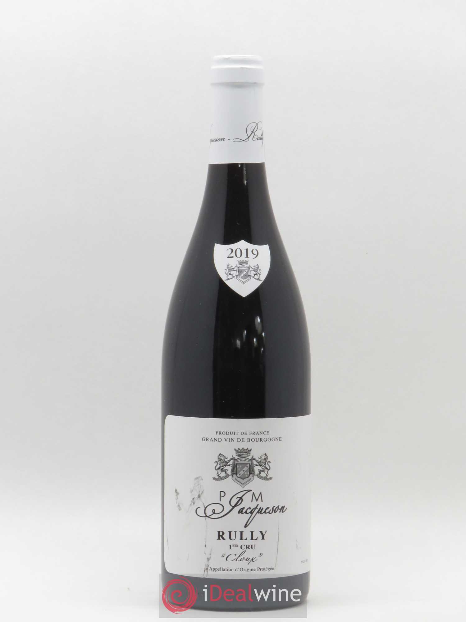 Rully 1er Cru Les Cloux Paul & Marie Jacqueson 2019 - Lot de 1 bouteille - 0