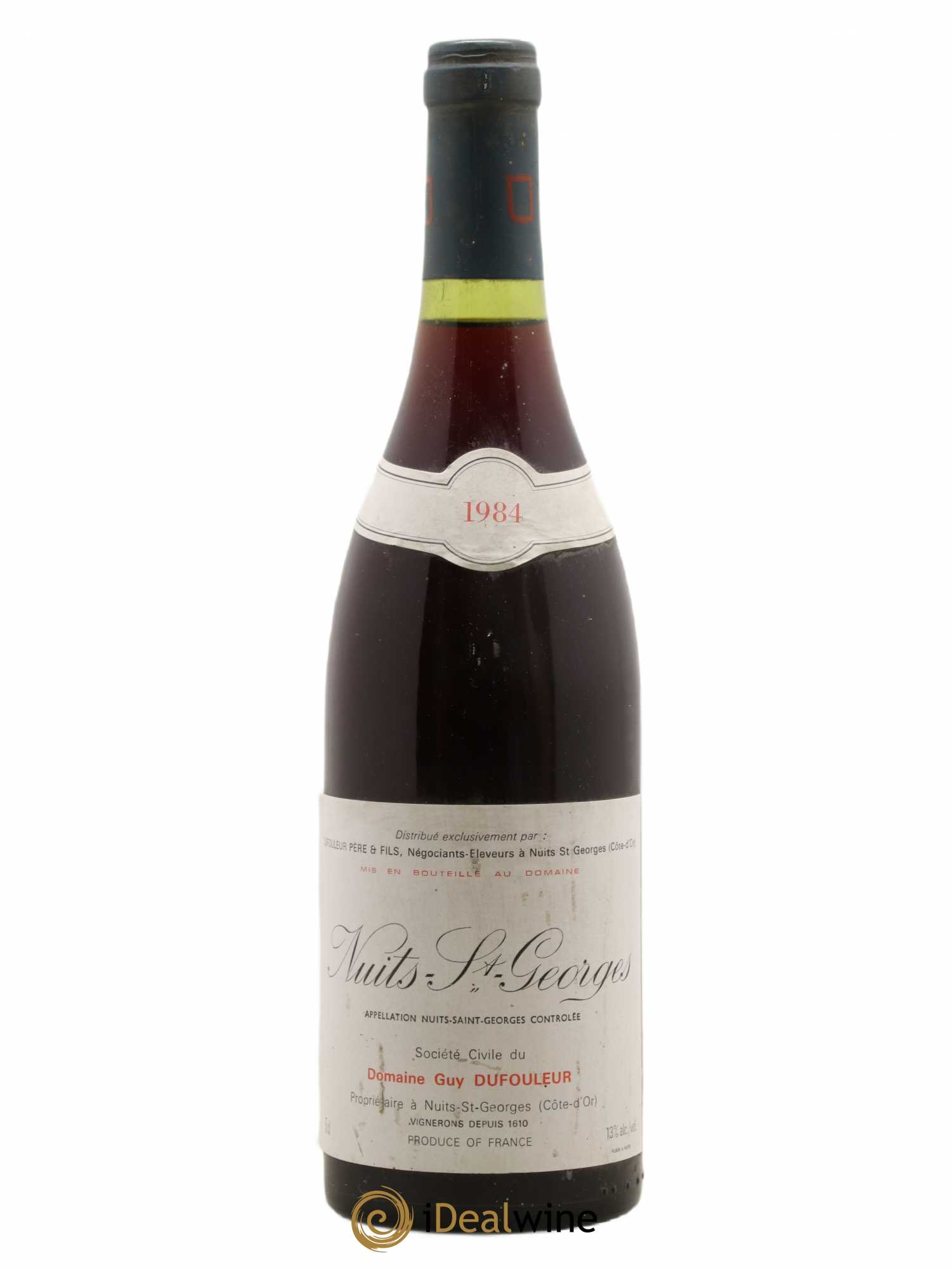 Nuits-Saint-Georges Guy Dufouleur 1984 - Lot de 1 bouteille - 0