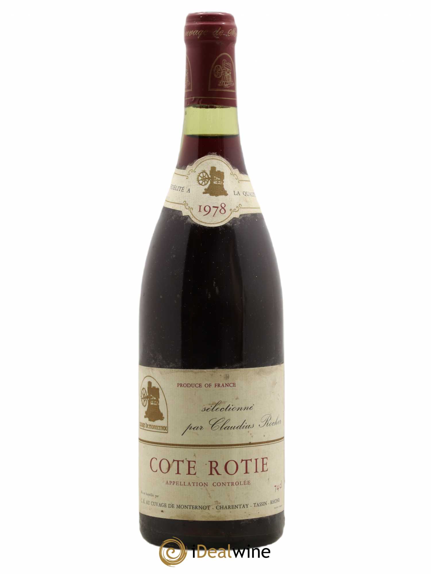 Côte-Rôtie Claudius Rocher 1978 - Lot de 1 bouteille - 0
