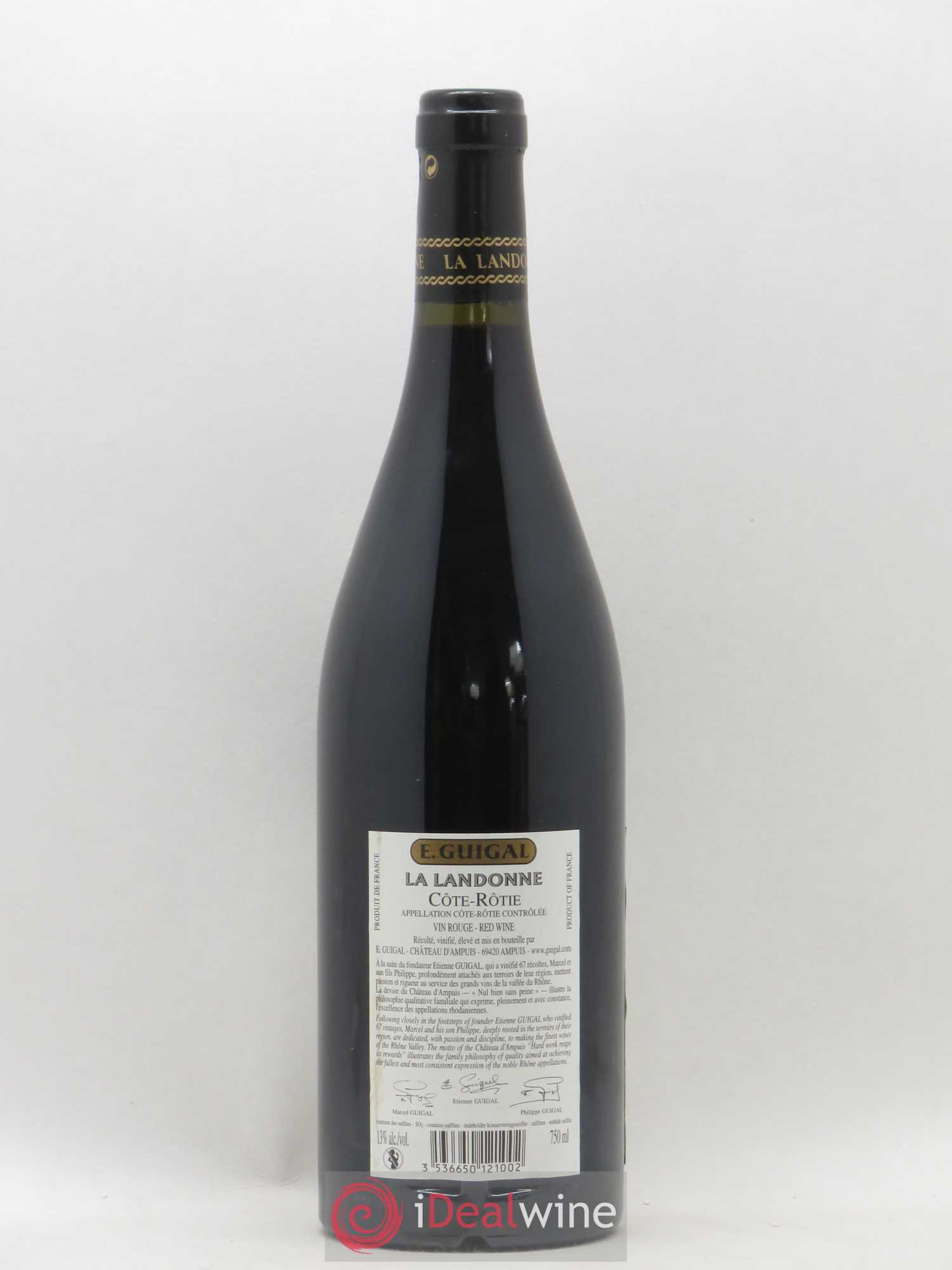 Côte-Rôtie La Landonne Guigal 2004 - Lot de 1 bouteille - 1
