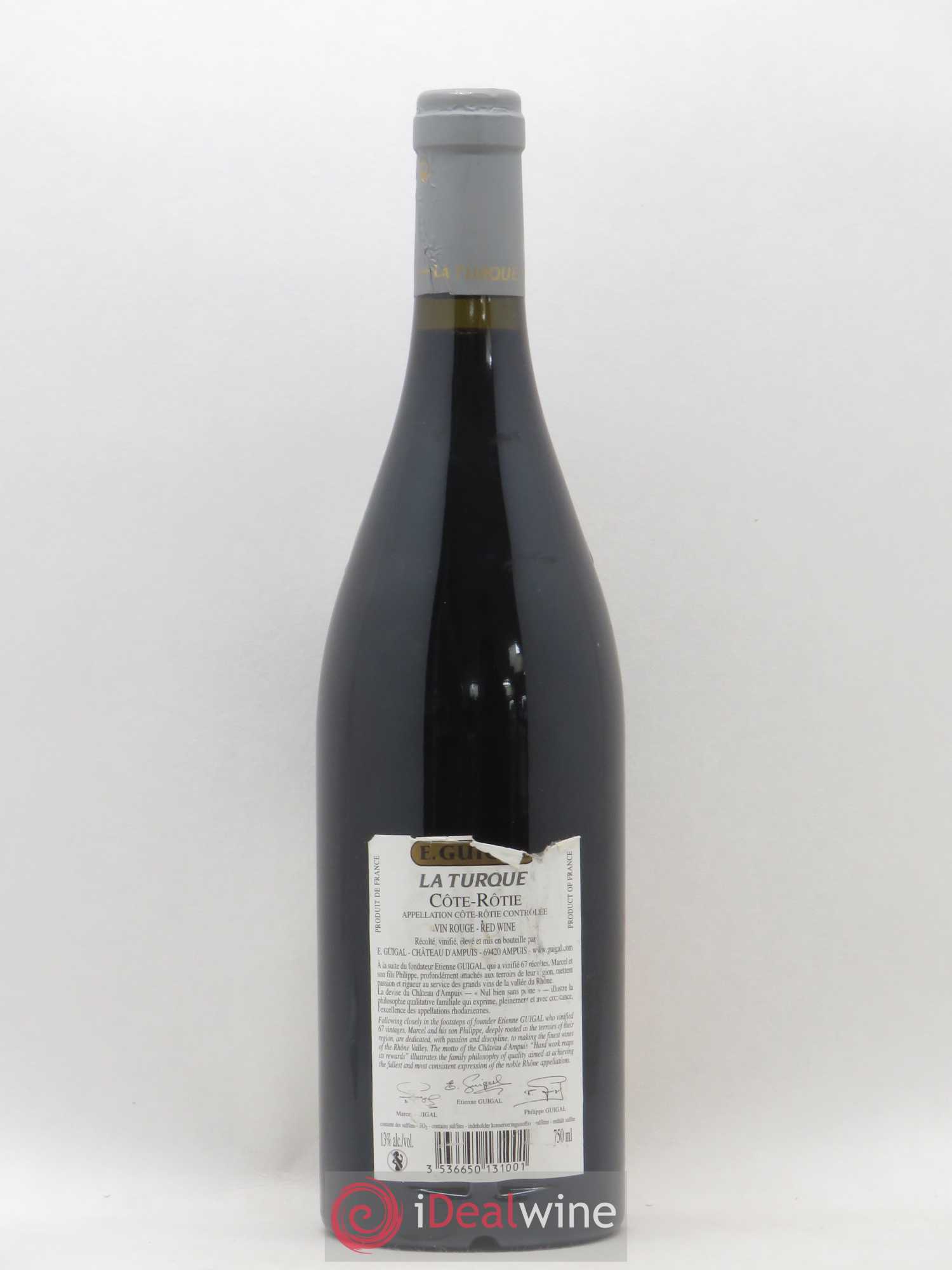Côte-Rôtie La Turque Guigal 2005 - Lot de 1 bouteille - 1