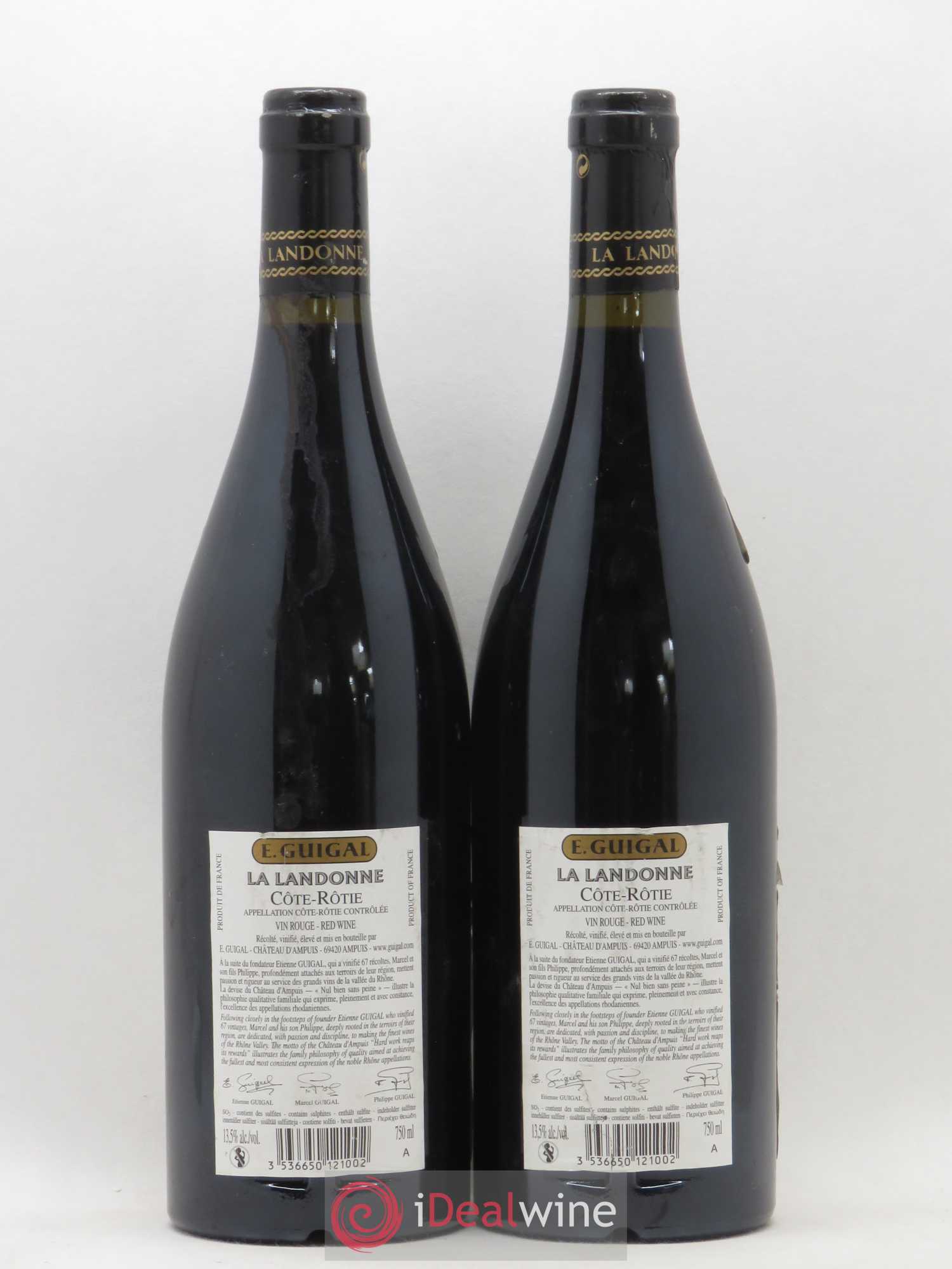 Côte-Rôtie La Landonne Guigal 2006 - Lot de 2 bouteilles - 1