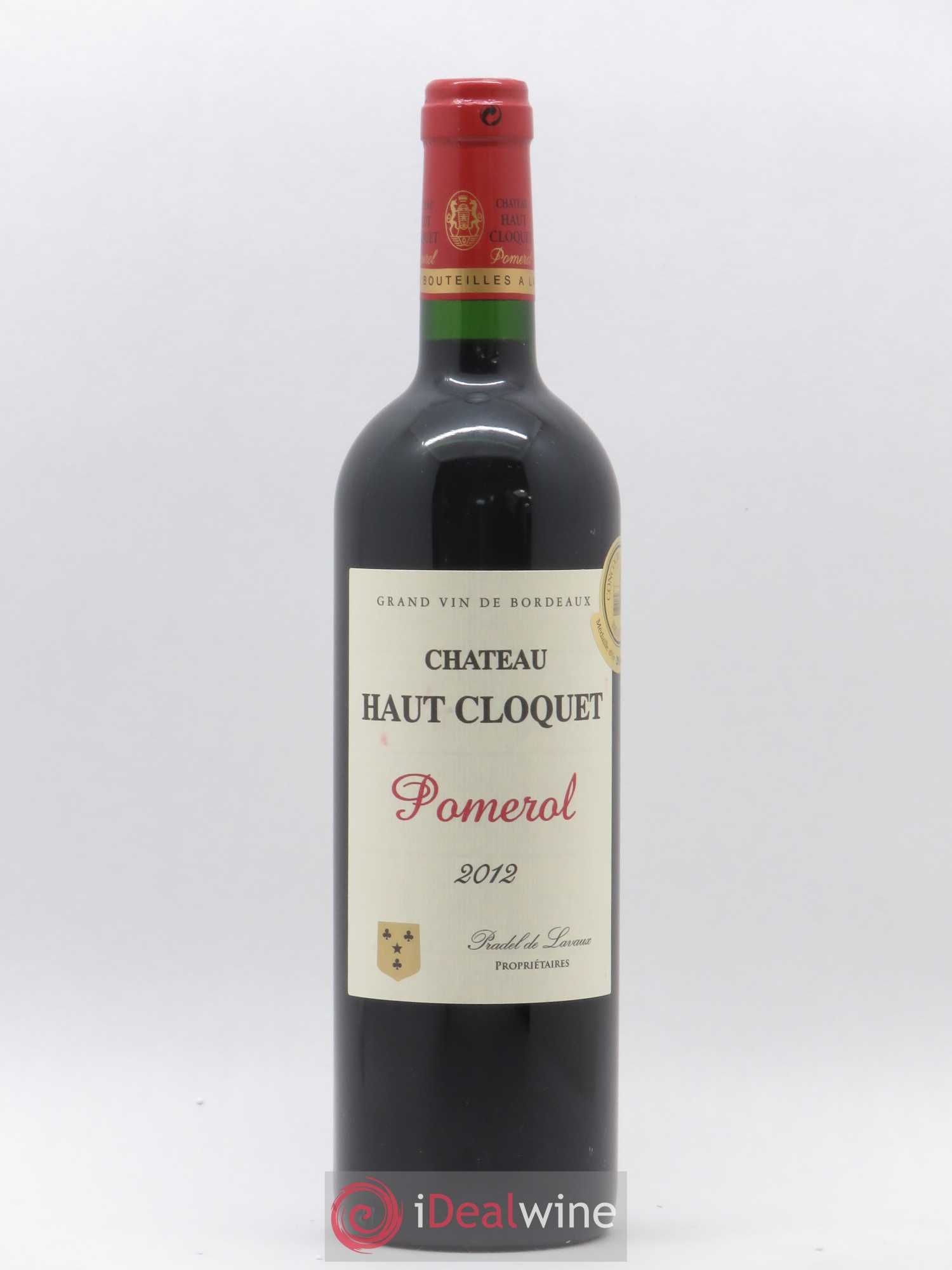 Pomerol Chateau Haut Cloquet 2012 - Posten von 1 Flasche - 0