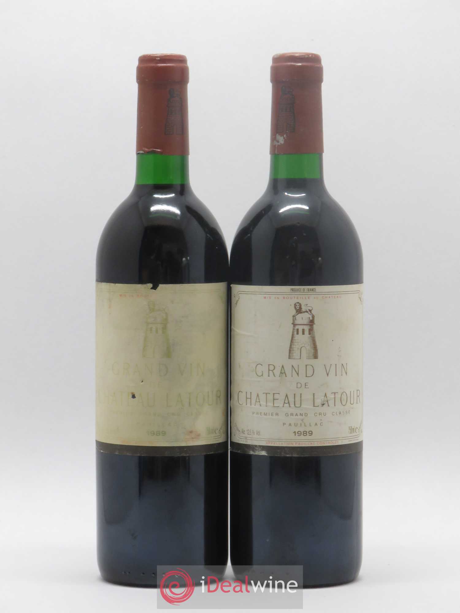 Château Latour 1er Grand Cru Classé 1989 - Lot de 2 bouteilles - 0