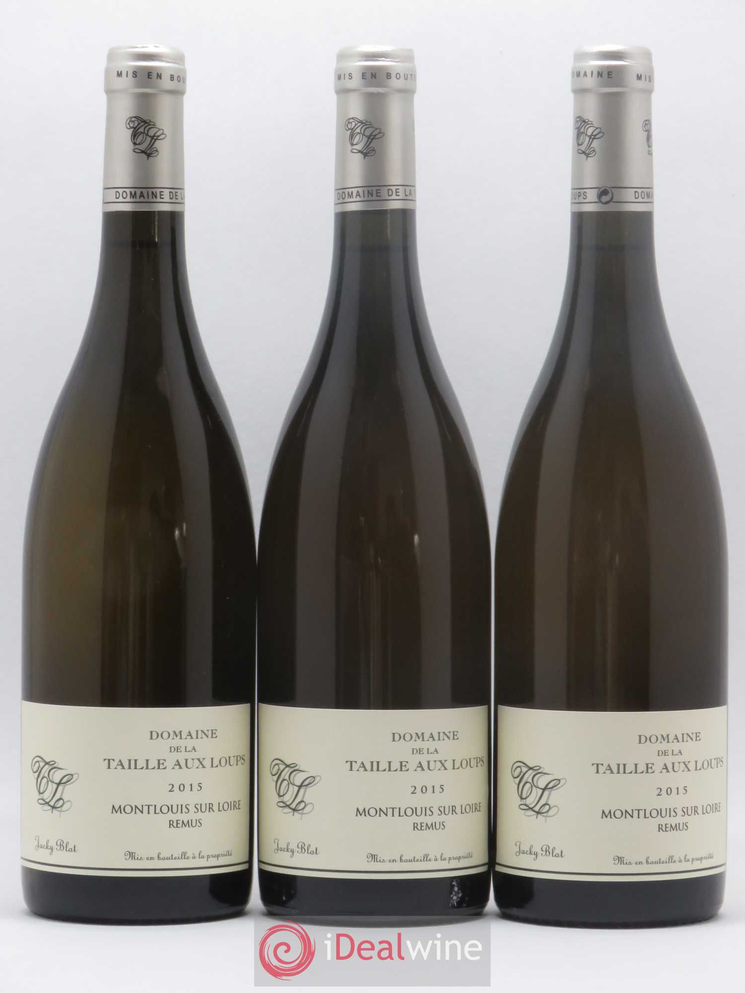 Montlouis-sur-Loire Rémus La Taille aux Loups - Jacky Blot 2015 - Lot de 3 bouteilles - 0