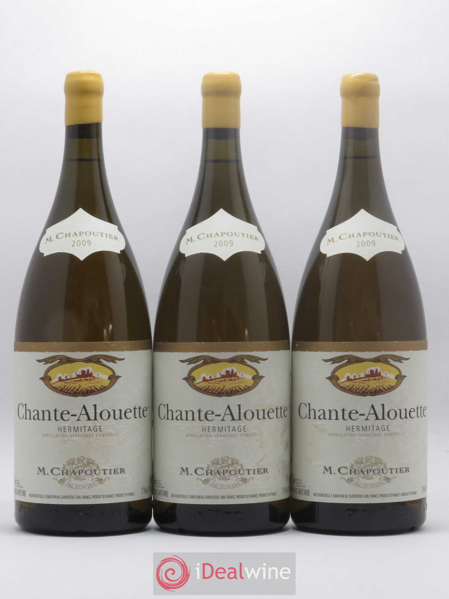 Hermitage Chante Alouette Chapoutier 2009 - Lot de 3 magnums - 0