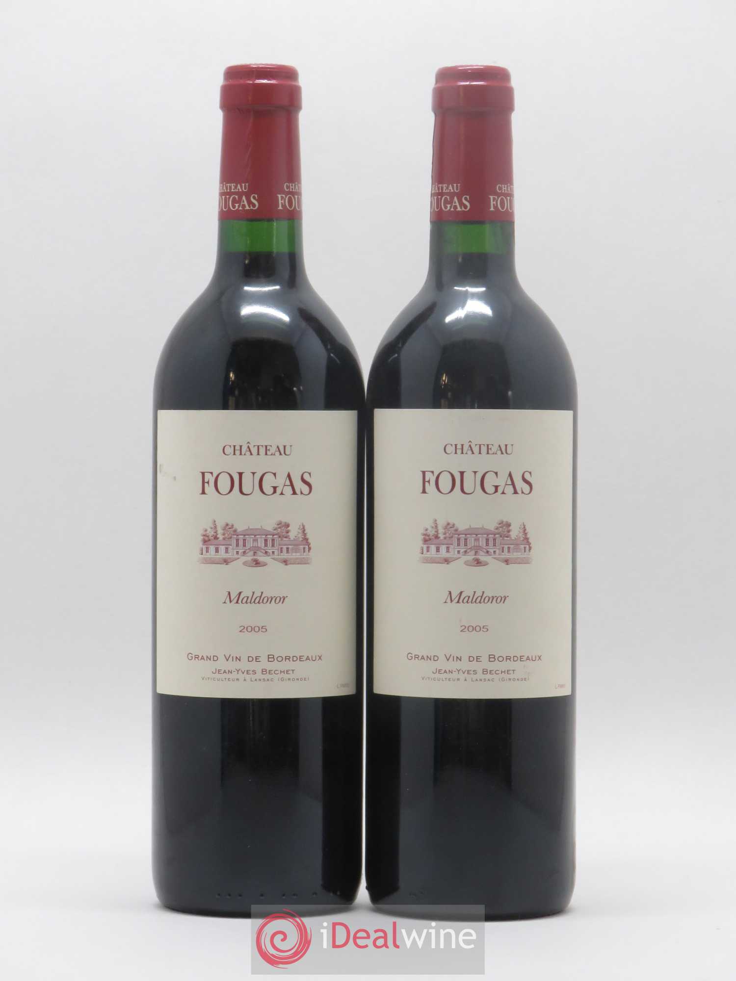 Château Fougas Maldoror (sans prix de réserve) 2005 - Lot de 2 bouteilles - 0