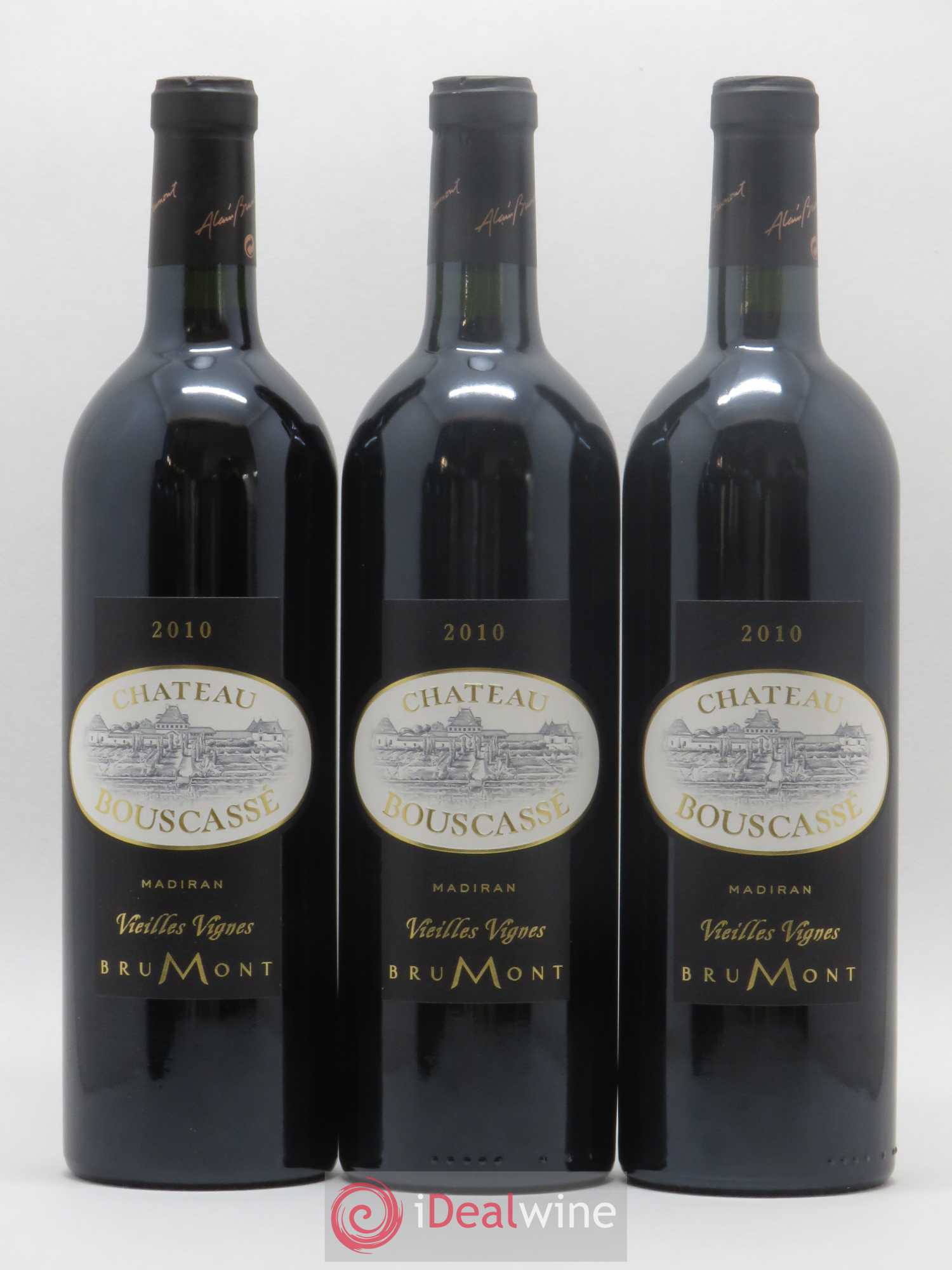 Madiran Vieilles Vignes Château Bouscassé - Alain Brumont 2010 - Lot de 6 bouteilles - 1