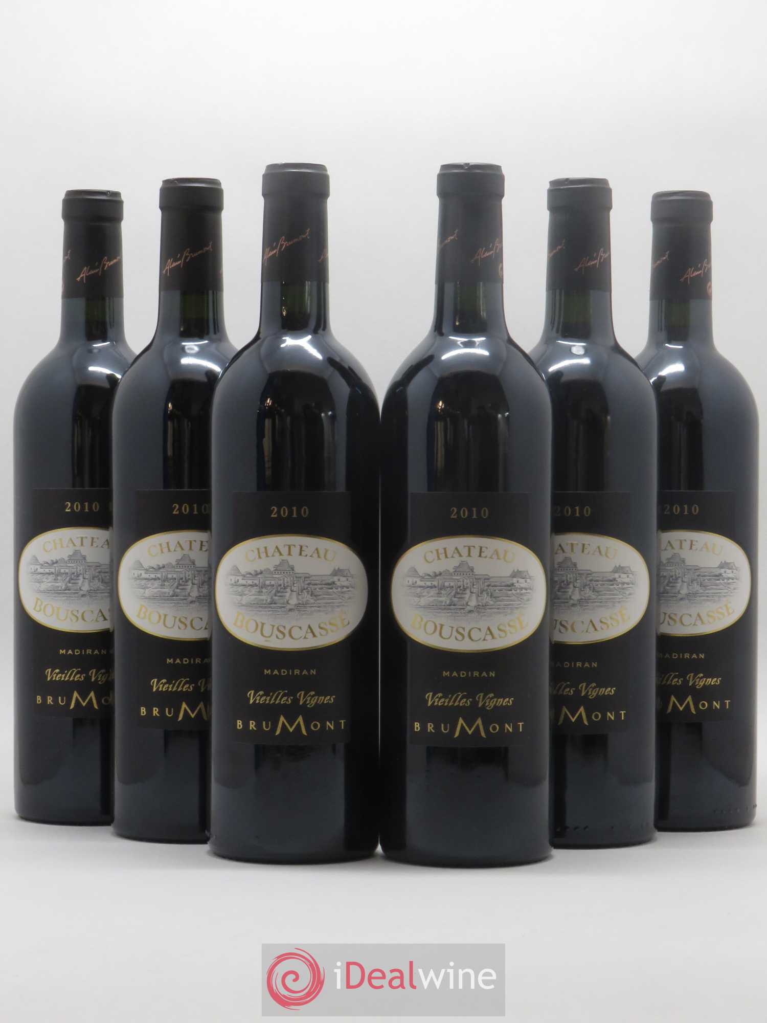 Madiran Vieilles Vignes Château Bouscassé - Alain Brumont 2010 - Lot de 6 bouteilles - 0