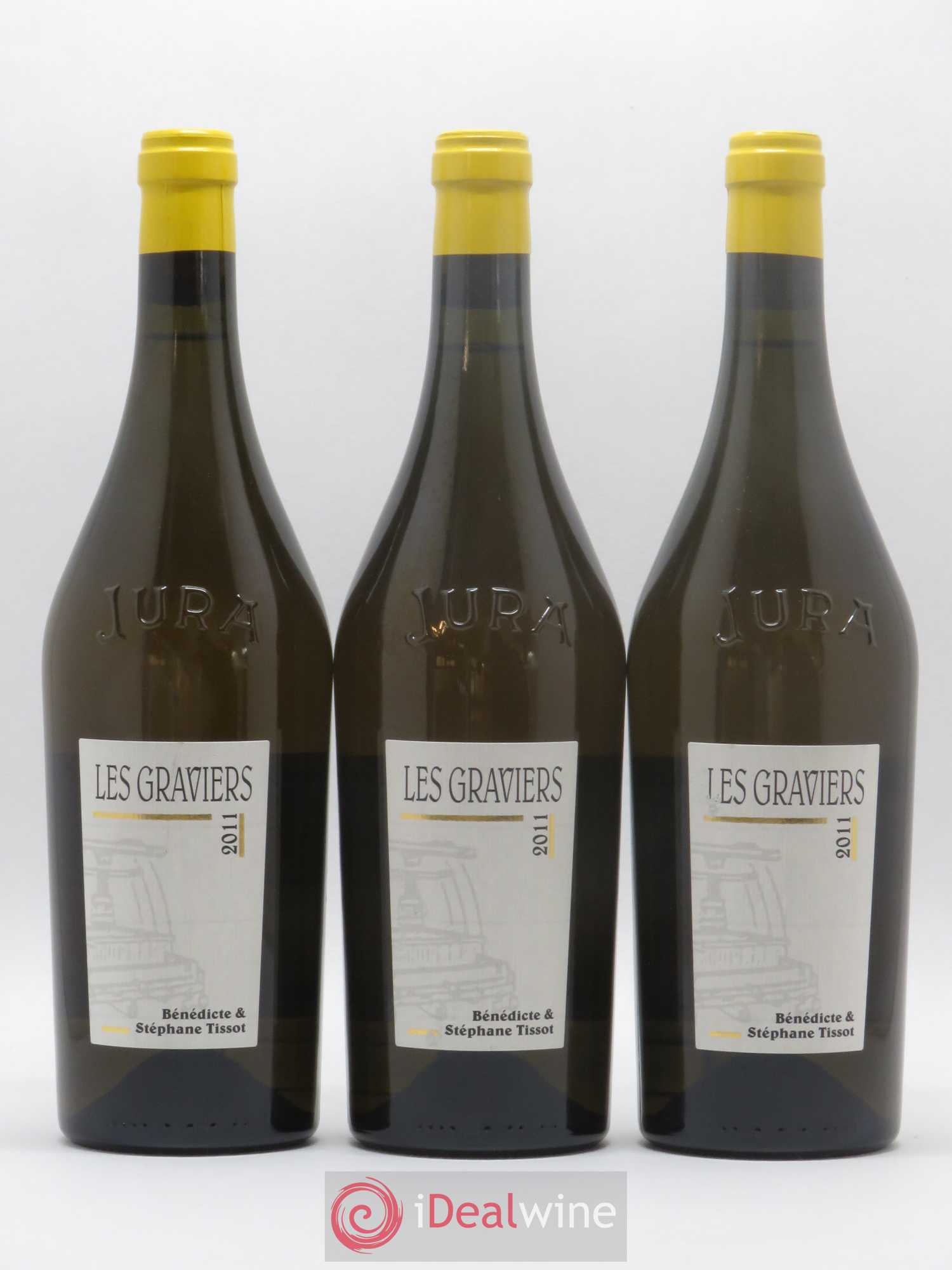 Arbois Chardonnay Les Graviers Bénédicte et Stéphane Tissot 2011 - Lot de 3 bouteilles - 0
