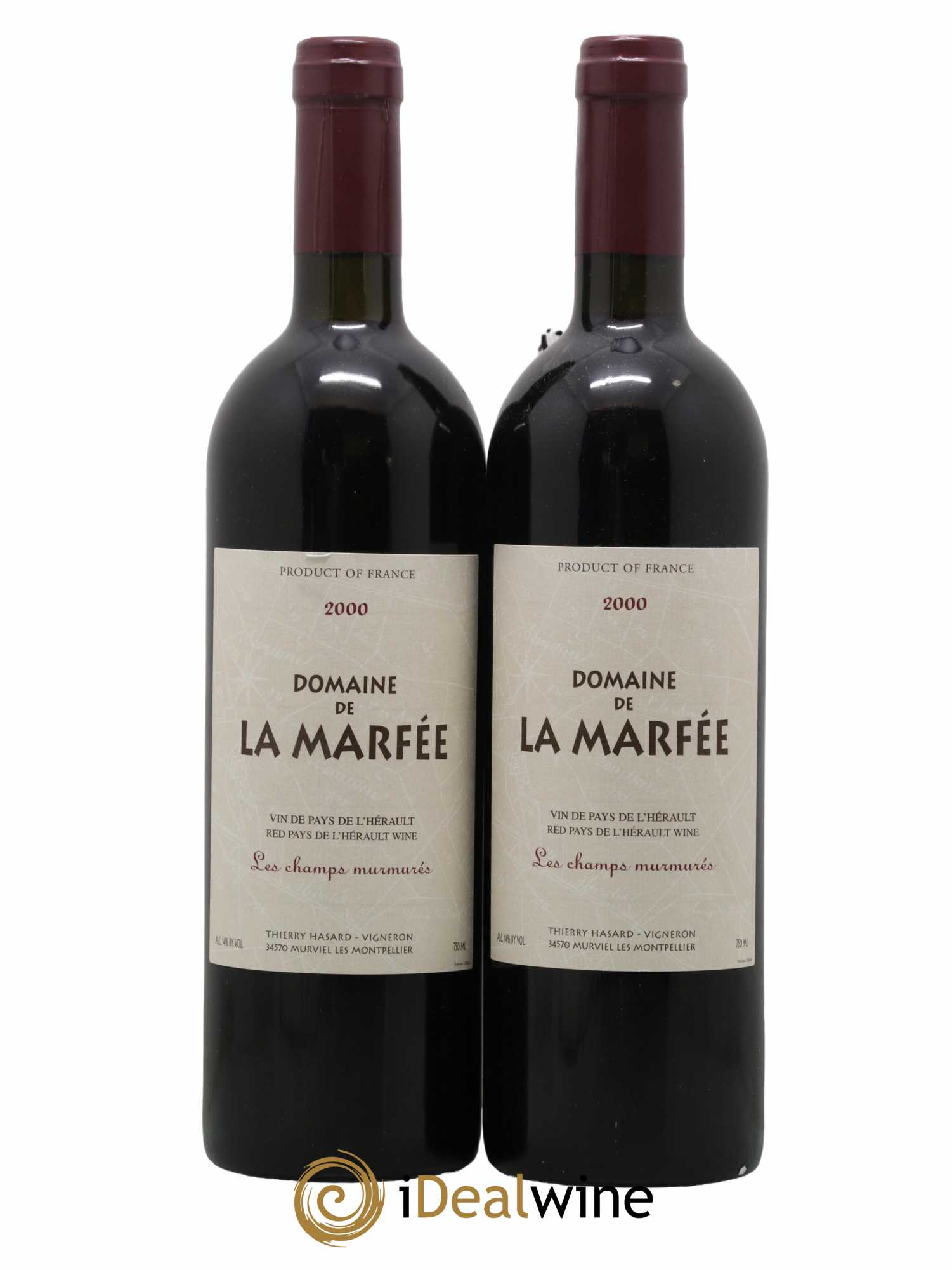 Saint Georges d'Orques Les Champs murmurés Domaine de la Marfée 2000 - Lot de 2 bouteilles - 0