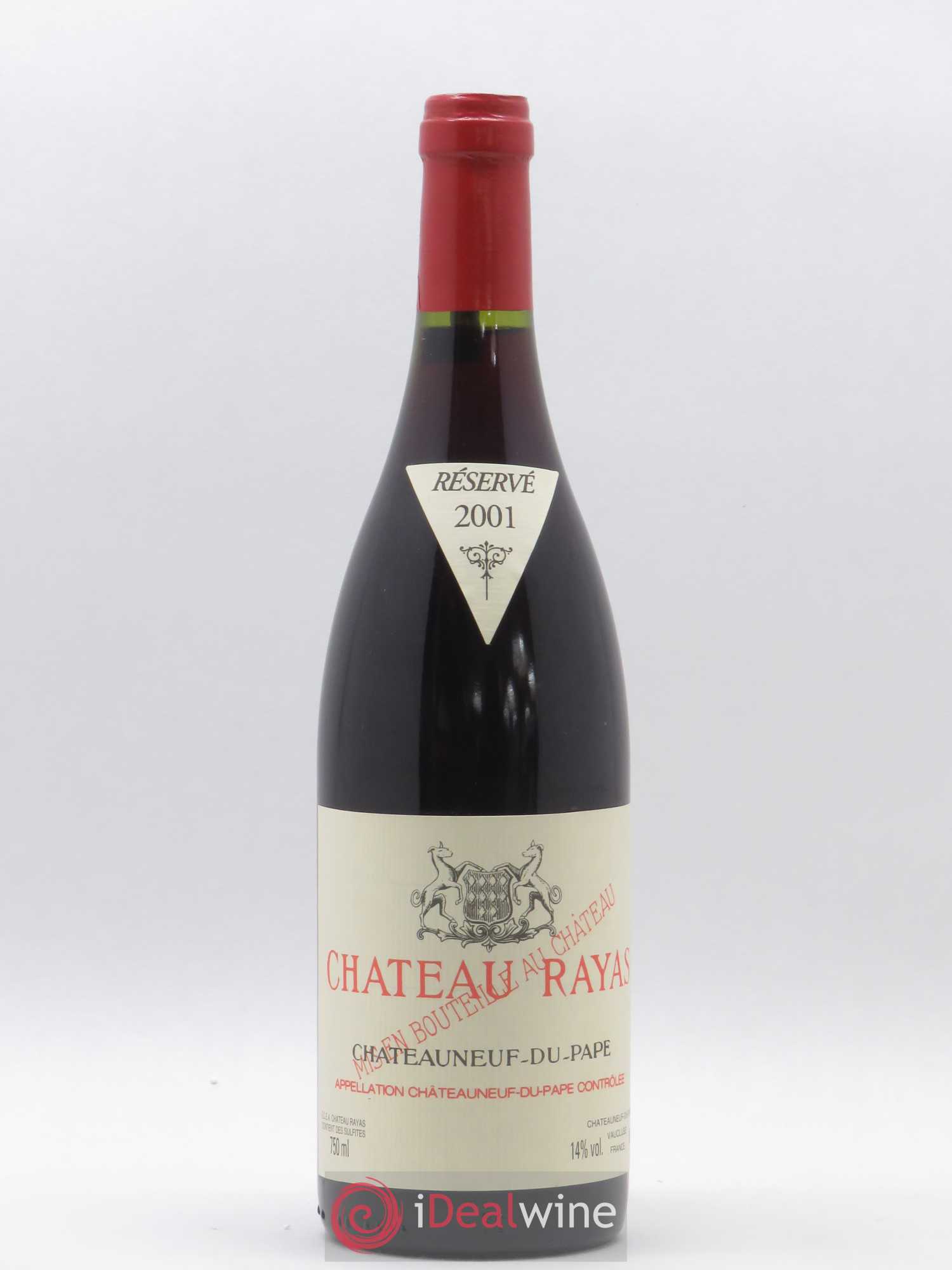 Châteauneuf-du-Pape Château Rayas Emmanuel Reynaud 2001 - Lot de 1 bouteille - 0