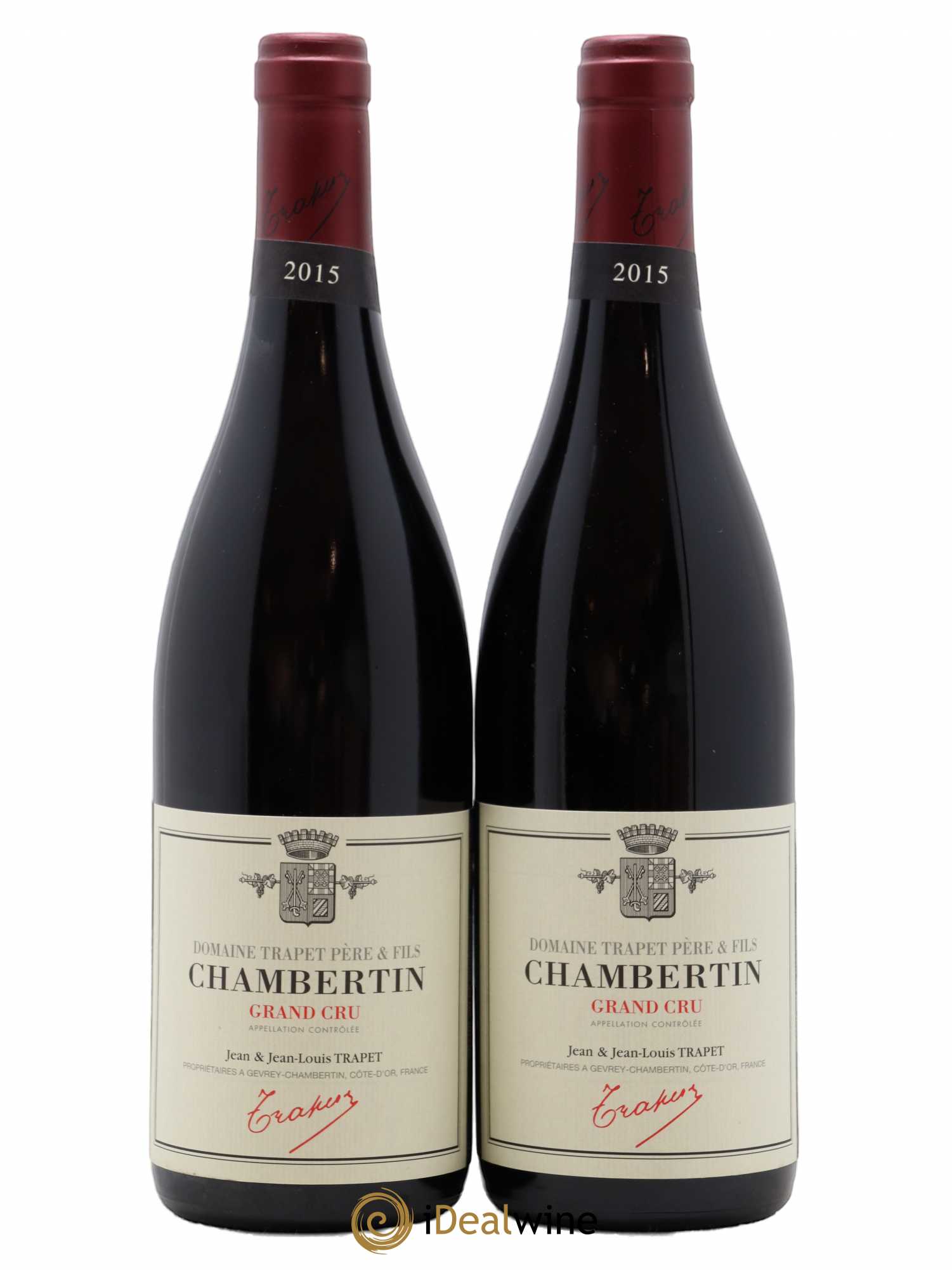 Chambertin Grand Cru Domaine Trapet 2015 - Lot de 2 bouteilles - 0