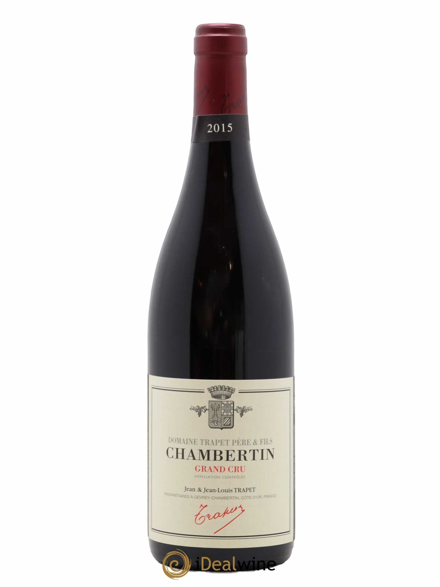 Chambertin Grand Cru Domaine Trapet 2015 - Lot de 1 bouteille - 0