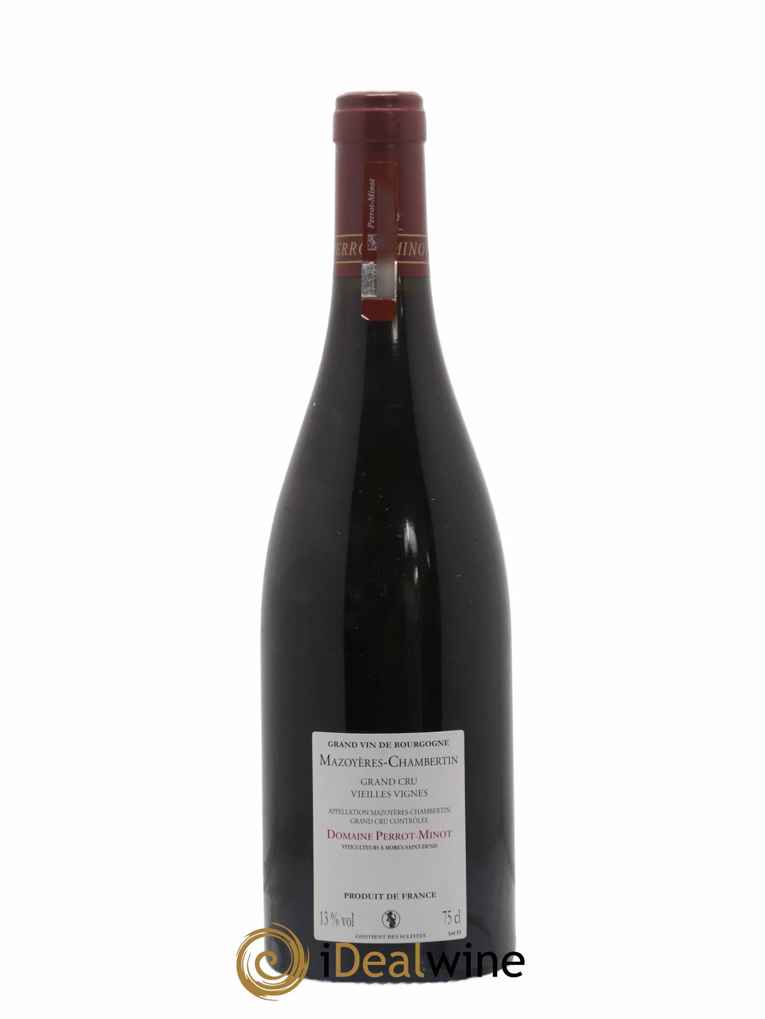 Mazoyères-Chambertin Grand Cru Vieilles Vignes Perrot-Minot 2012 - Lot de 1 bouteille - 1