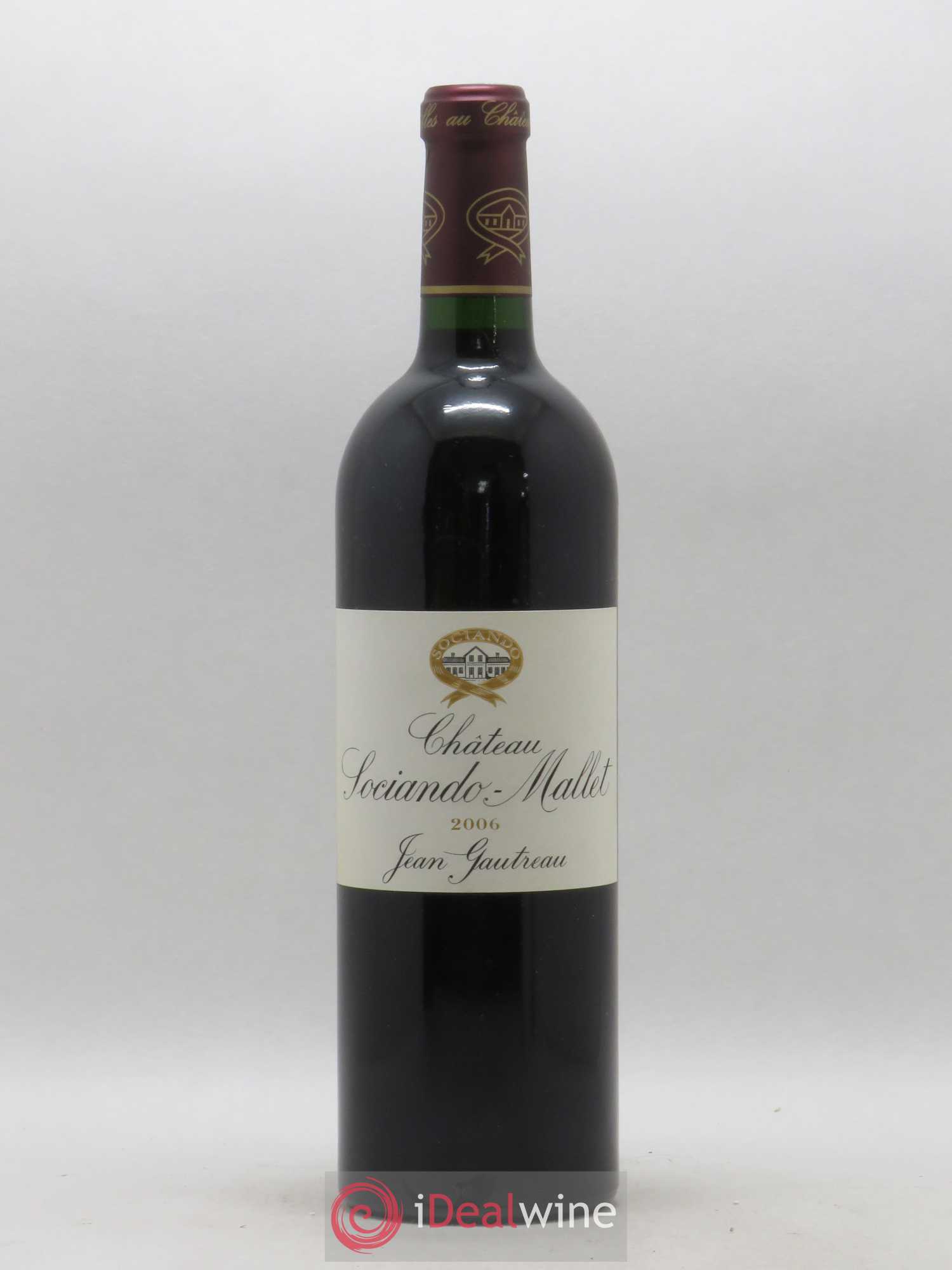 Château Sociando Mallet 2006 - Lot de 1 bouteille - 0