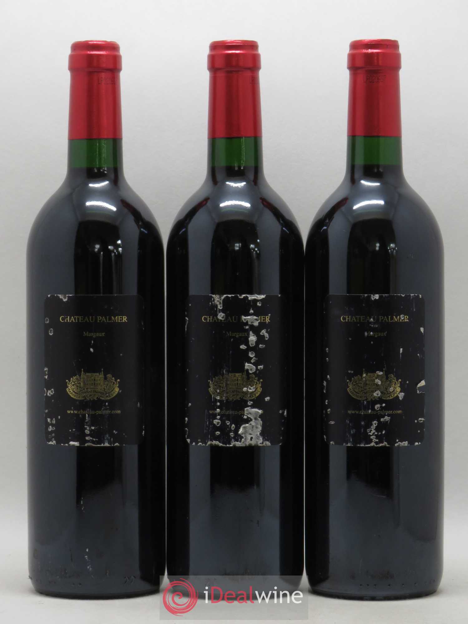 Château Palmer 3ème Grand Cru Classé 2002 - Lot de 3 bouteilles - 1