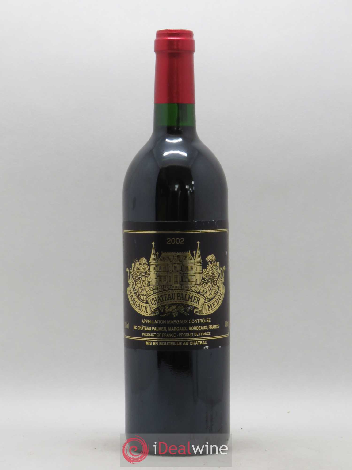 Château Palmer 3ème Grand Cru Classé 2002 - Lot de 1 bouteille - 0