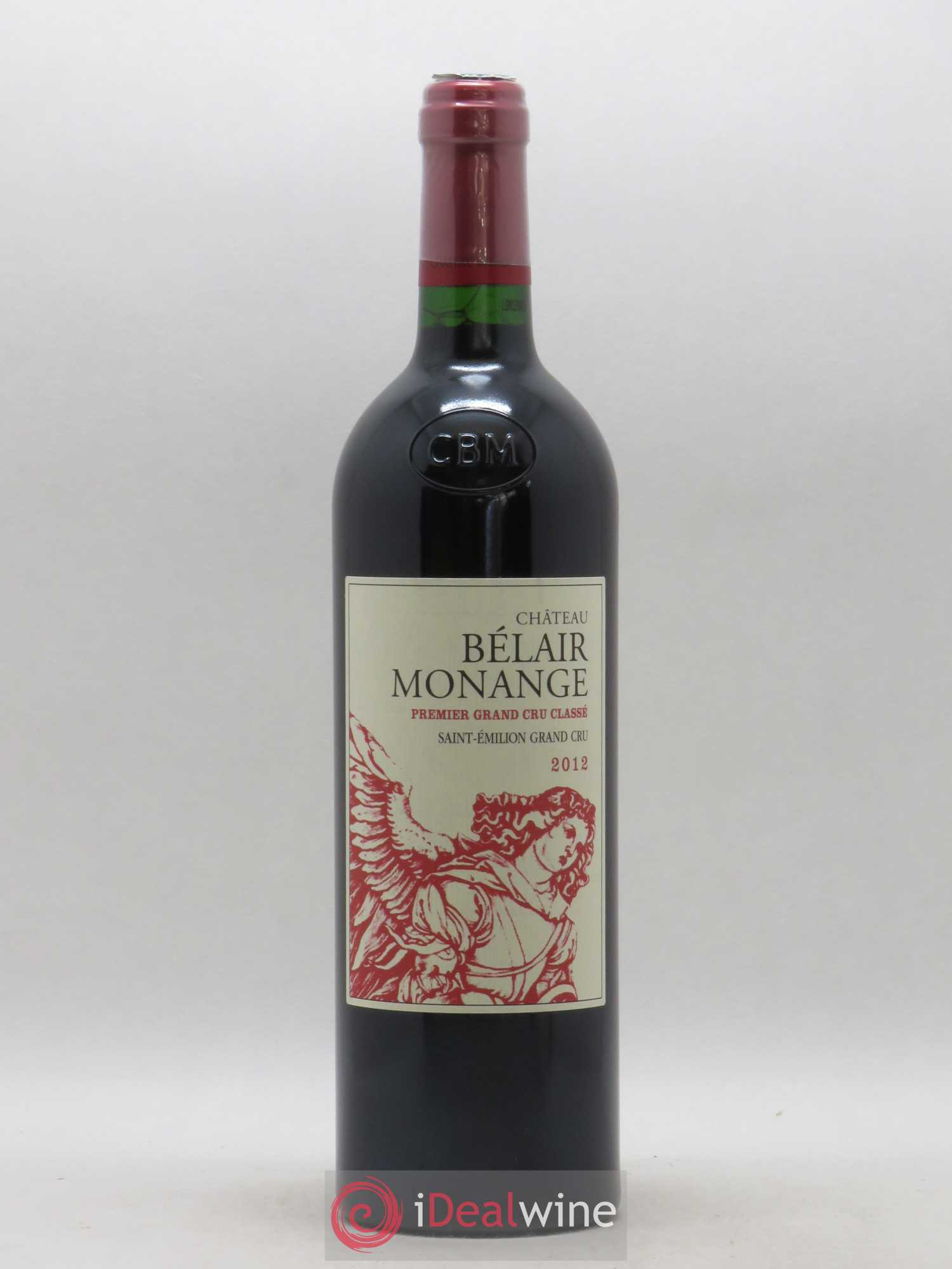 Château Belair (Belair-Monange) 1er Grand Cru Classé B 2012 - Lot de 1 bouteille - 0