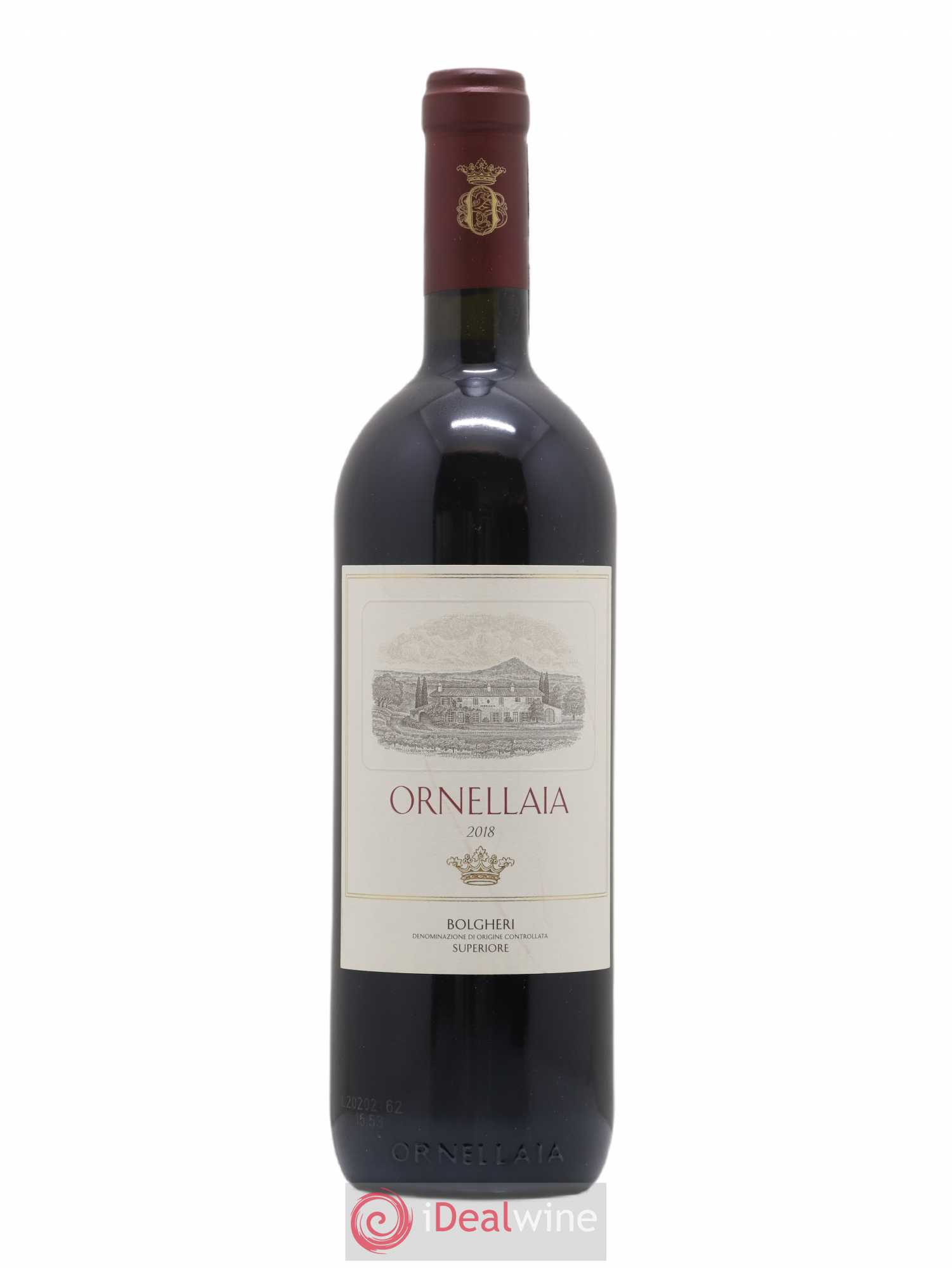 Bolgheri DOC Superiore Ornellaia Tenuta Dell'Ornellaia - Frescobaldi 2018 - Lot de 1 bouteille - 0
