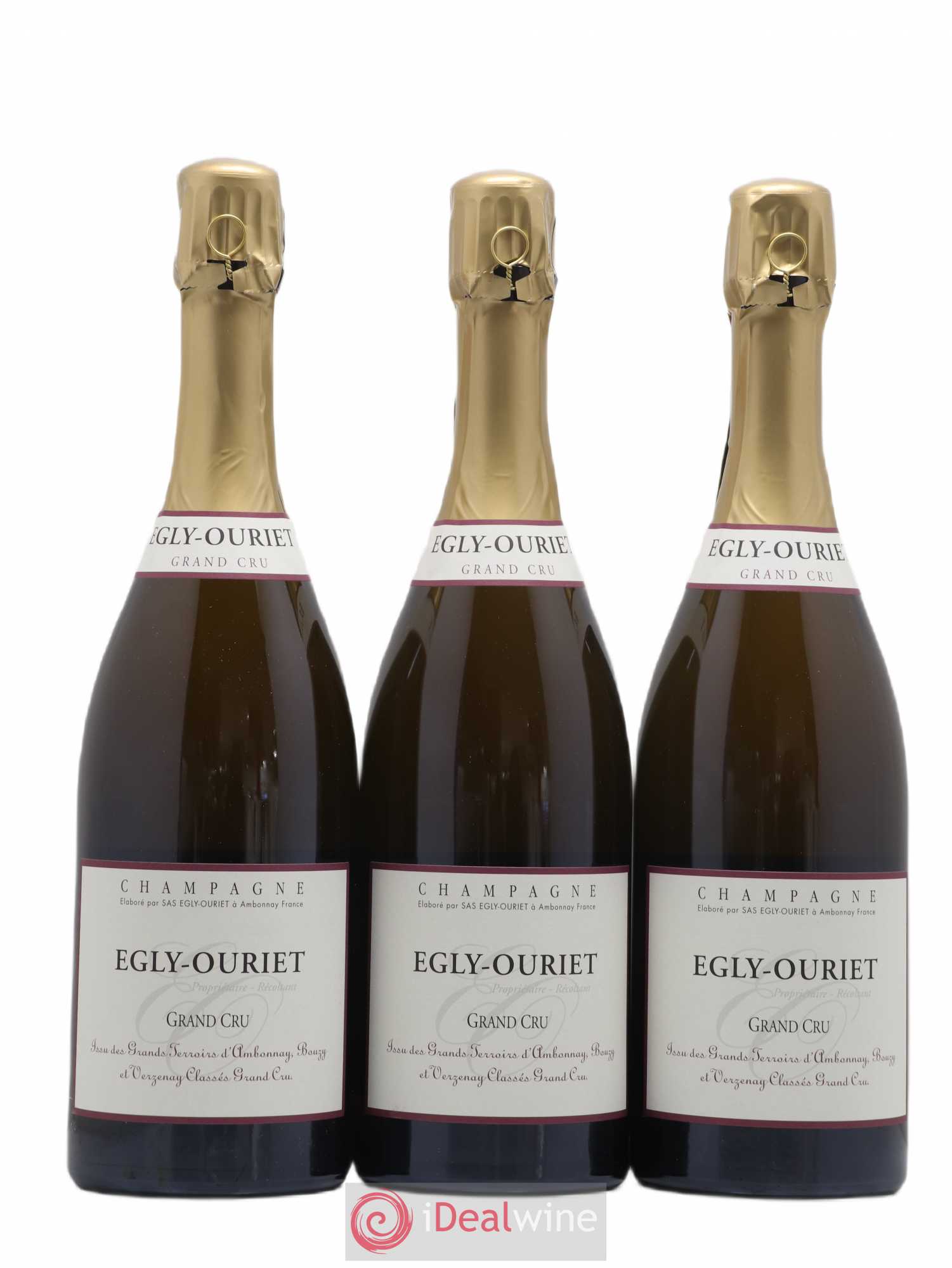 Grand Cru Brut Egly-Ouriet - Lot de 3 bouteilles - 0