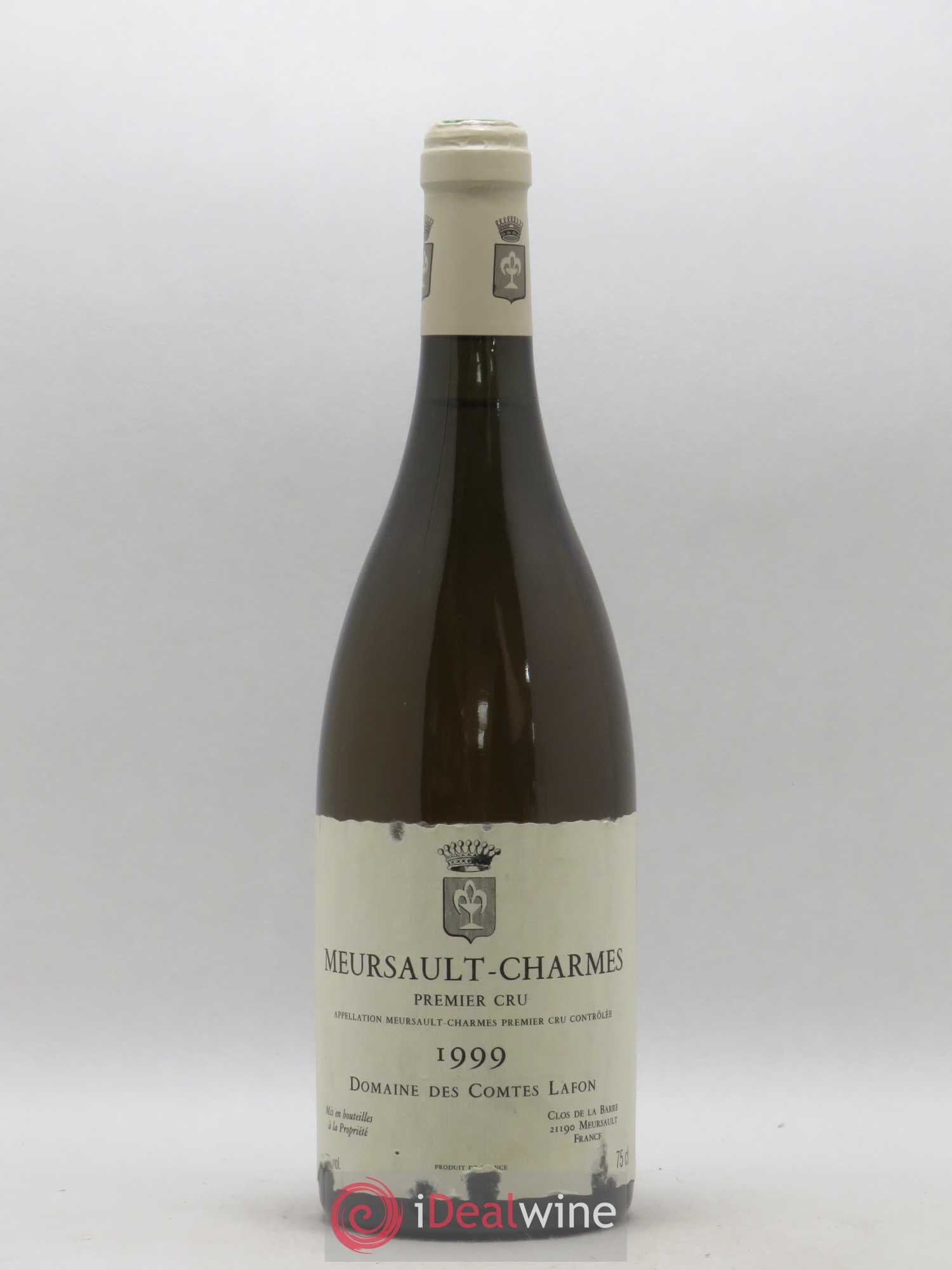 Meursault 1er Cru Charmes Comtes Lafon (Domaine des) 1999 - Lot de 1 bouteille - 0
