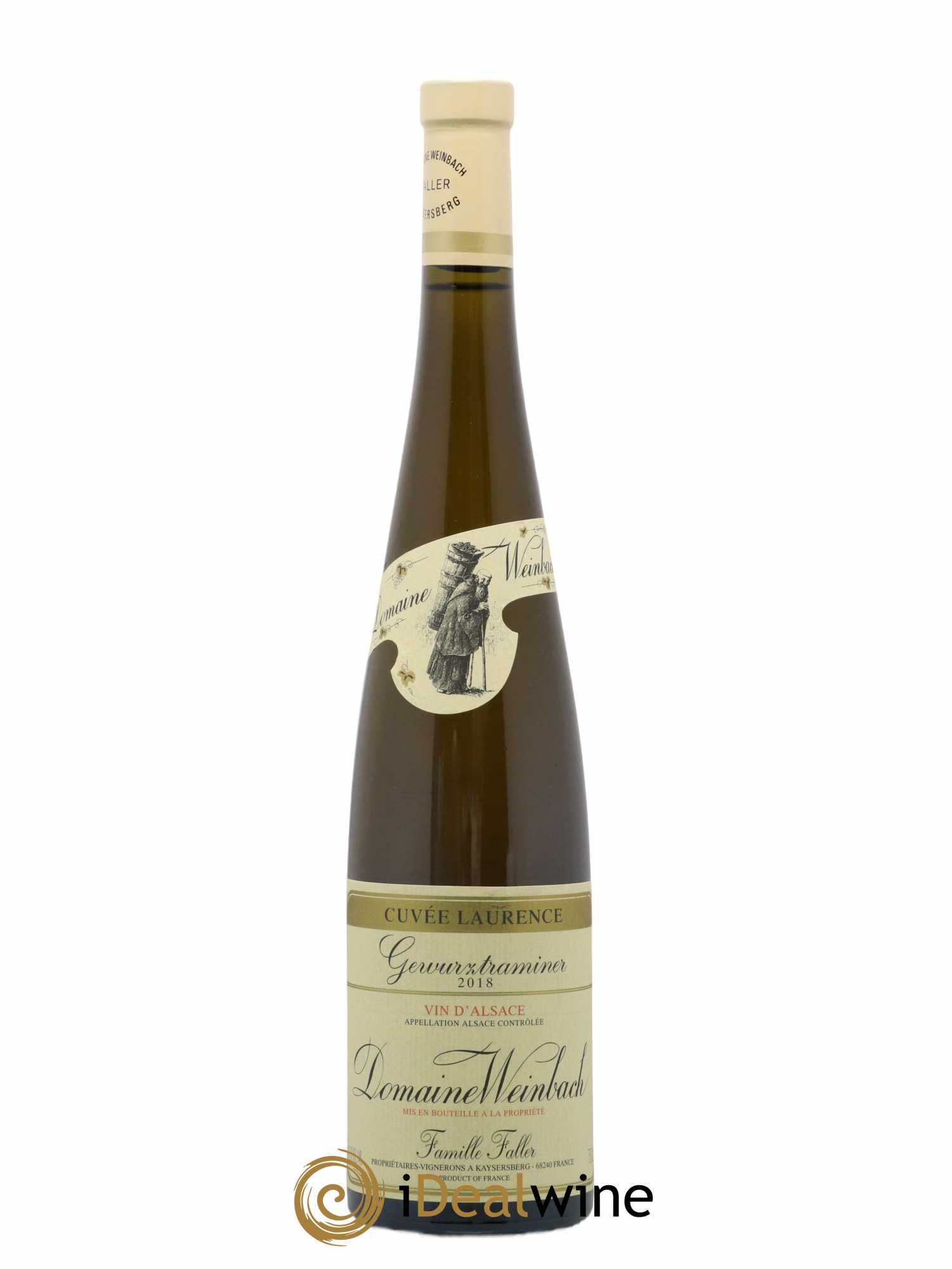 Alsace Gewurztraminer Cuvée Laurence Weinbach (Domaine) 2018 - Lot de 1 bouteille - 0
