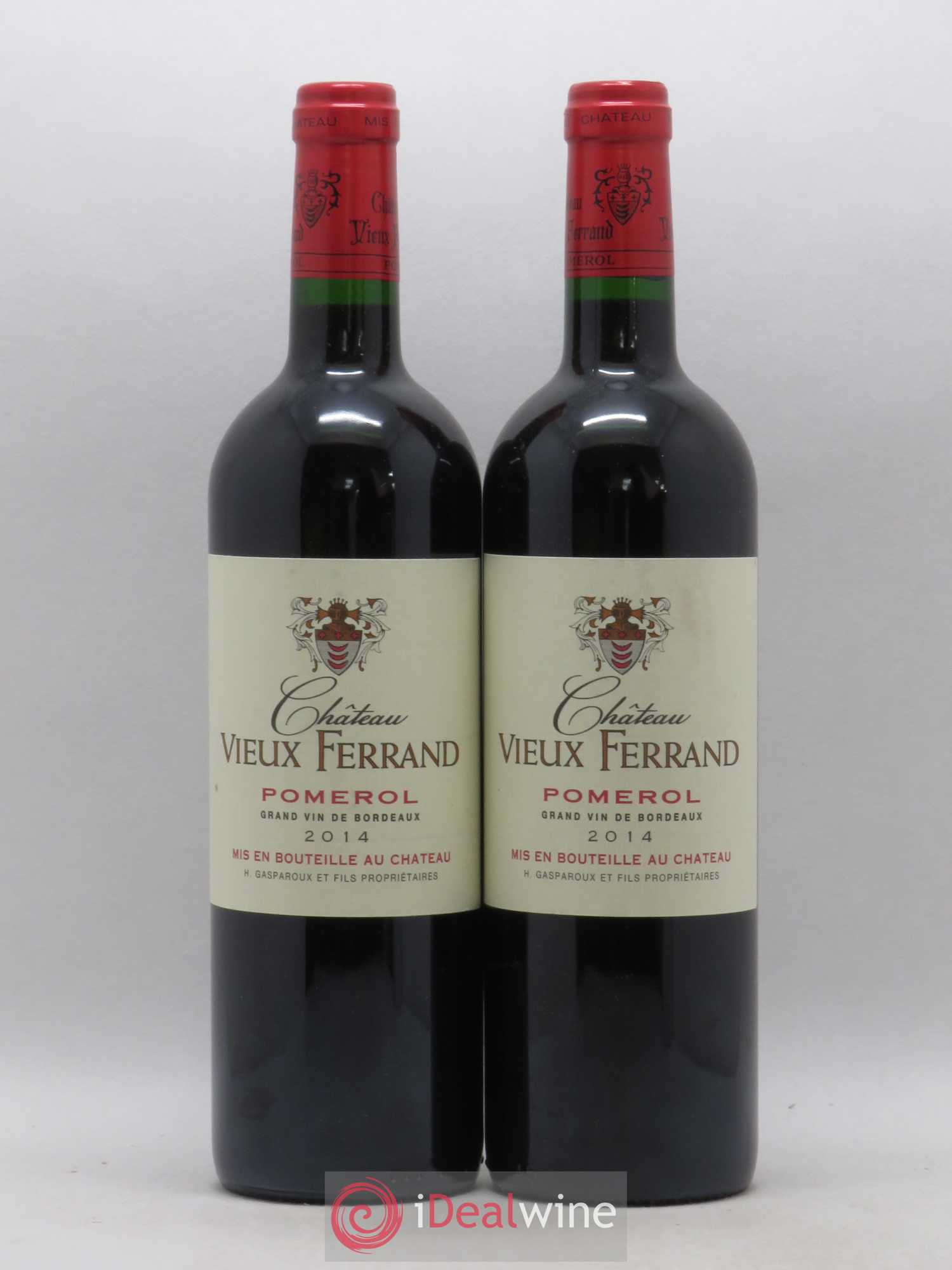 Pomerol Château Vieux Ferrand 2014 - Posten von 2 Flaschen - 0