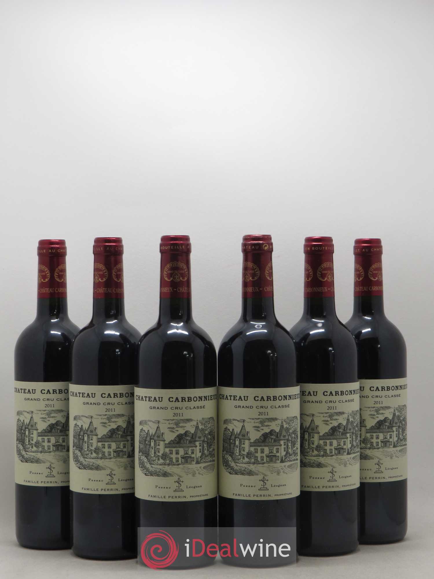 Château Carbonnieux Cru Classé de Graves 2011 - Lot de 6 bouteilles - 0