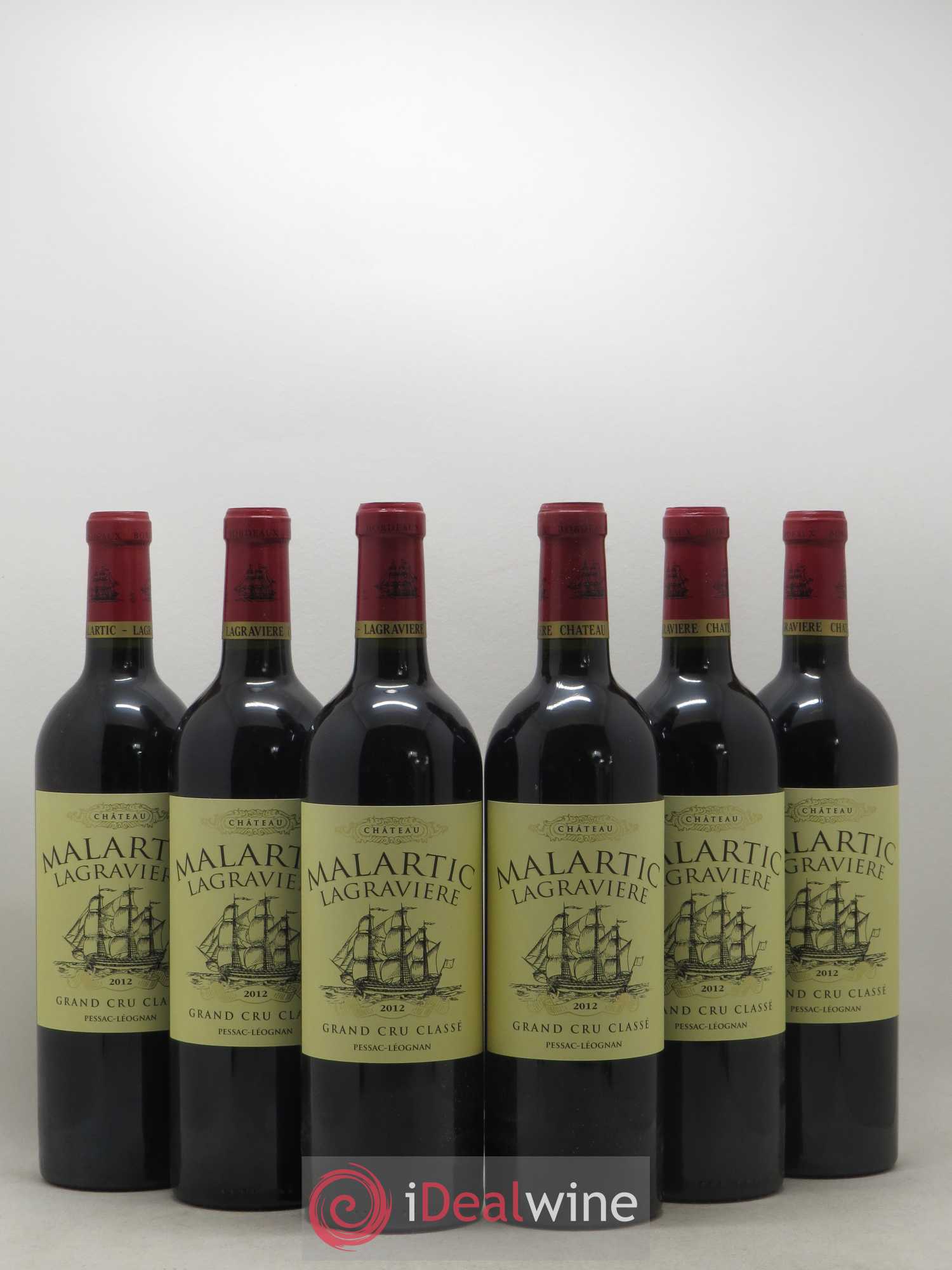 Château Malartic-Lagravière Cru Classé de Graves 2012 - Lot de 6 bouteilles - 0