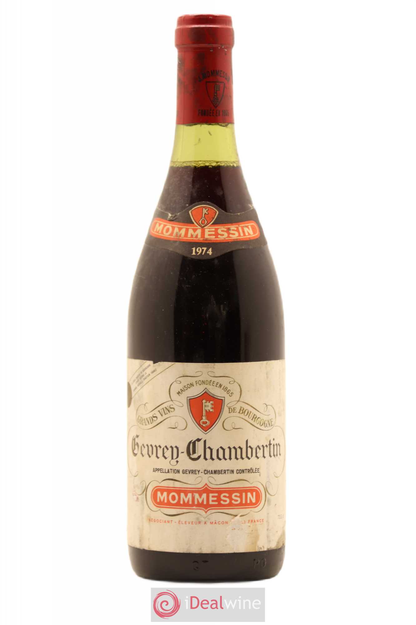 Gevrey-Chambertin Mommessin 1974 - Lot de 1 bouteille - 0