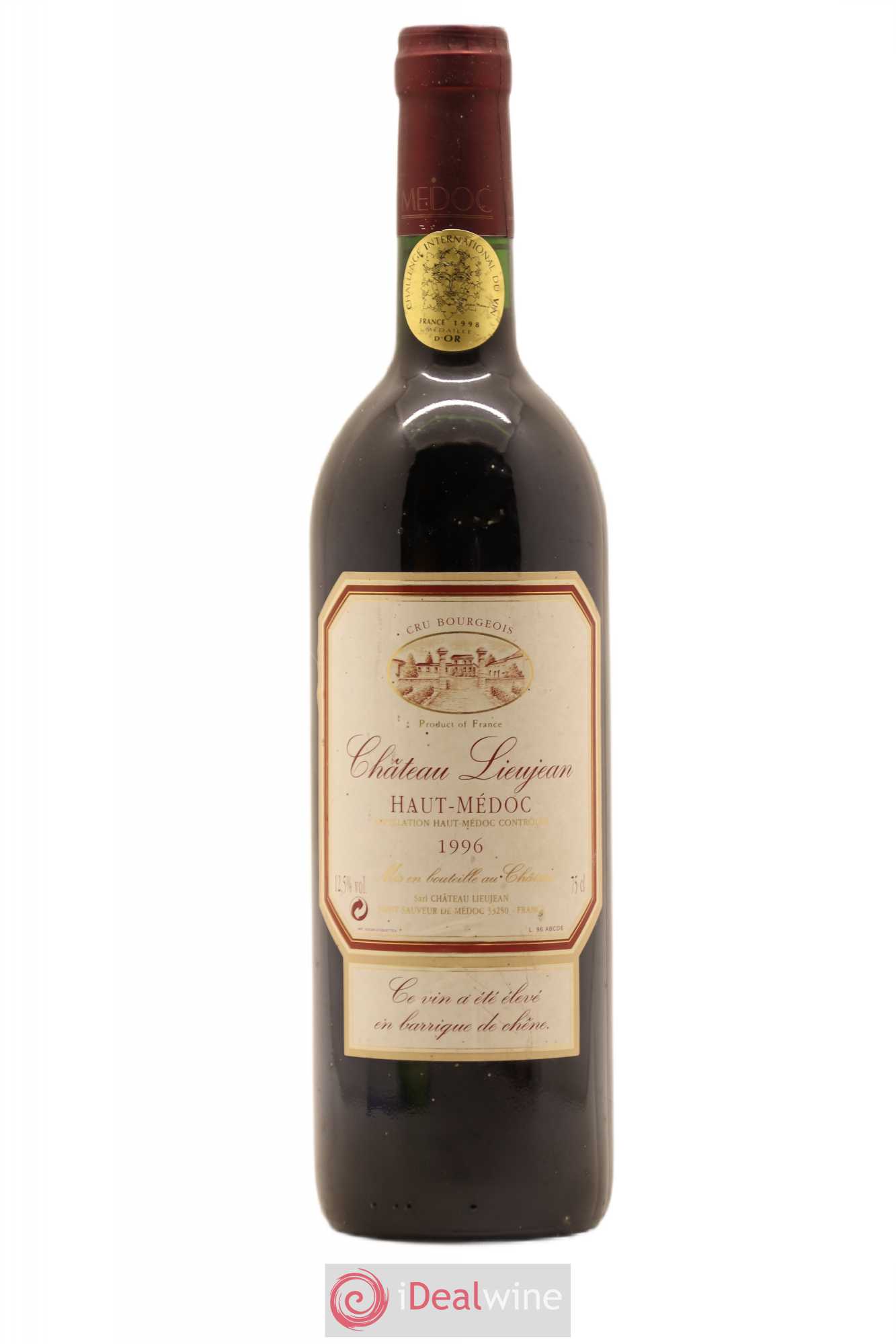 Château Lieujean 1996 - Lot de 1 bouteille - 0