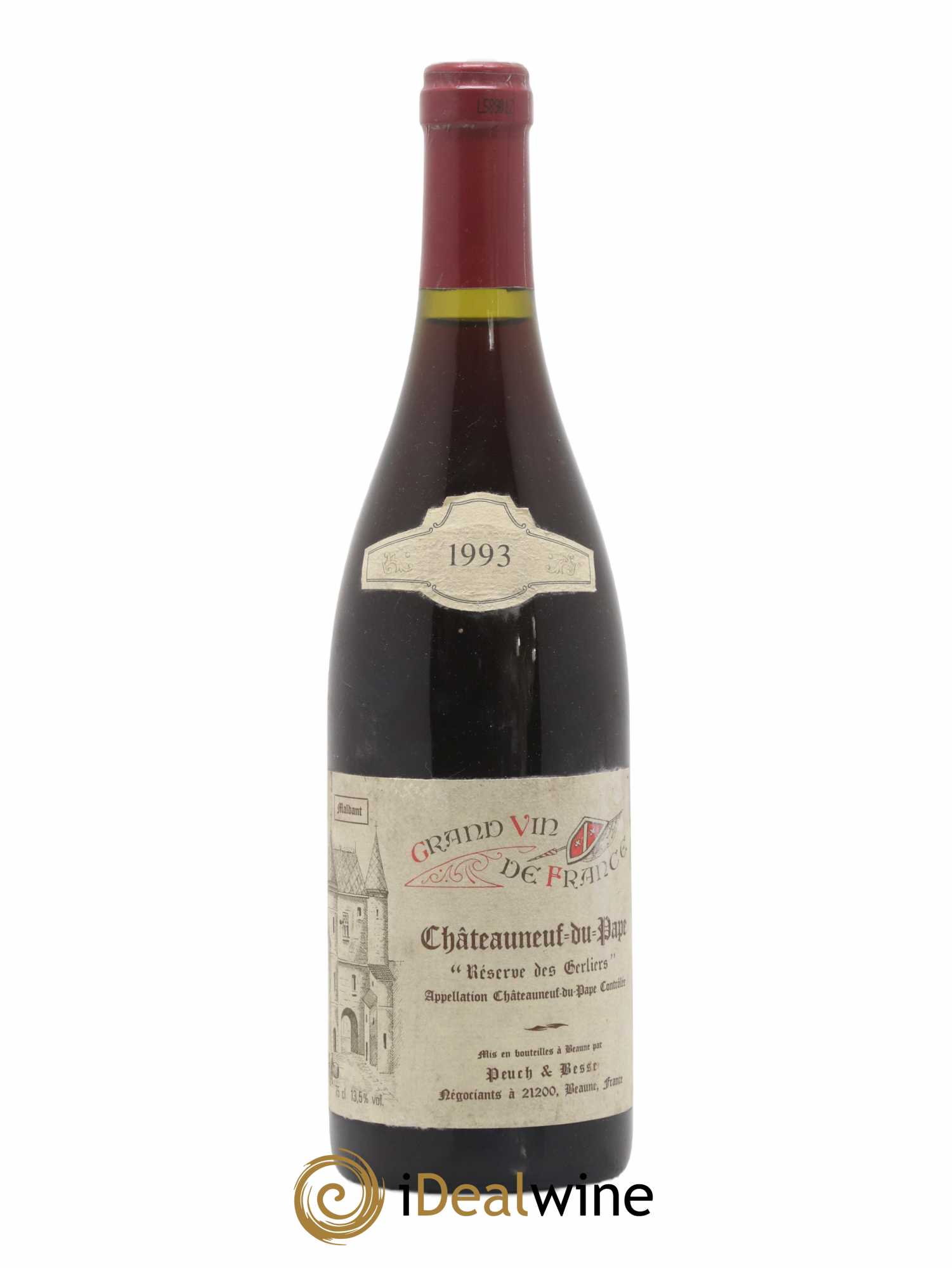 Châteauneuf-du-Pape Reserve Des Berliers Deuch & Besse 1993 - Lot of 1 bottle - 0