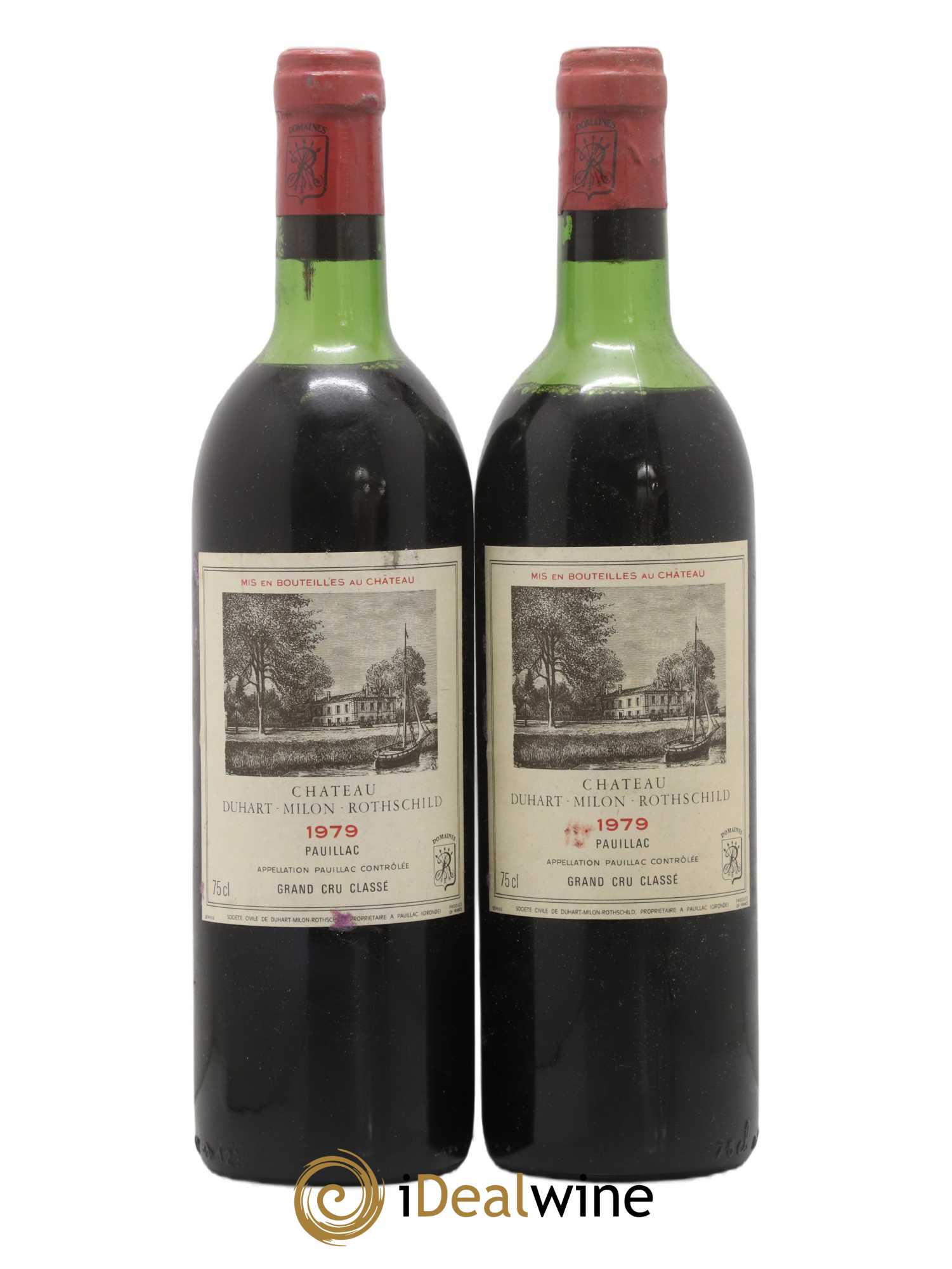Château Duhart-Milon 4ème Grand Cru Classé 1979 - Lot de 2 bouteilles - 0