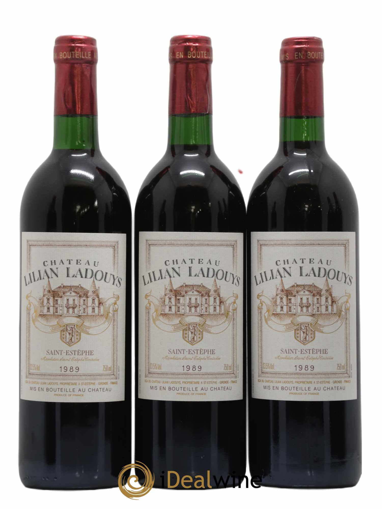 Château Lilian Ladouys Cru Bourgeois 1989 - Lot de 12 bouteilles - 2